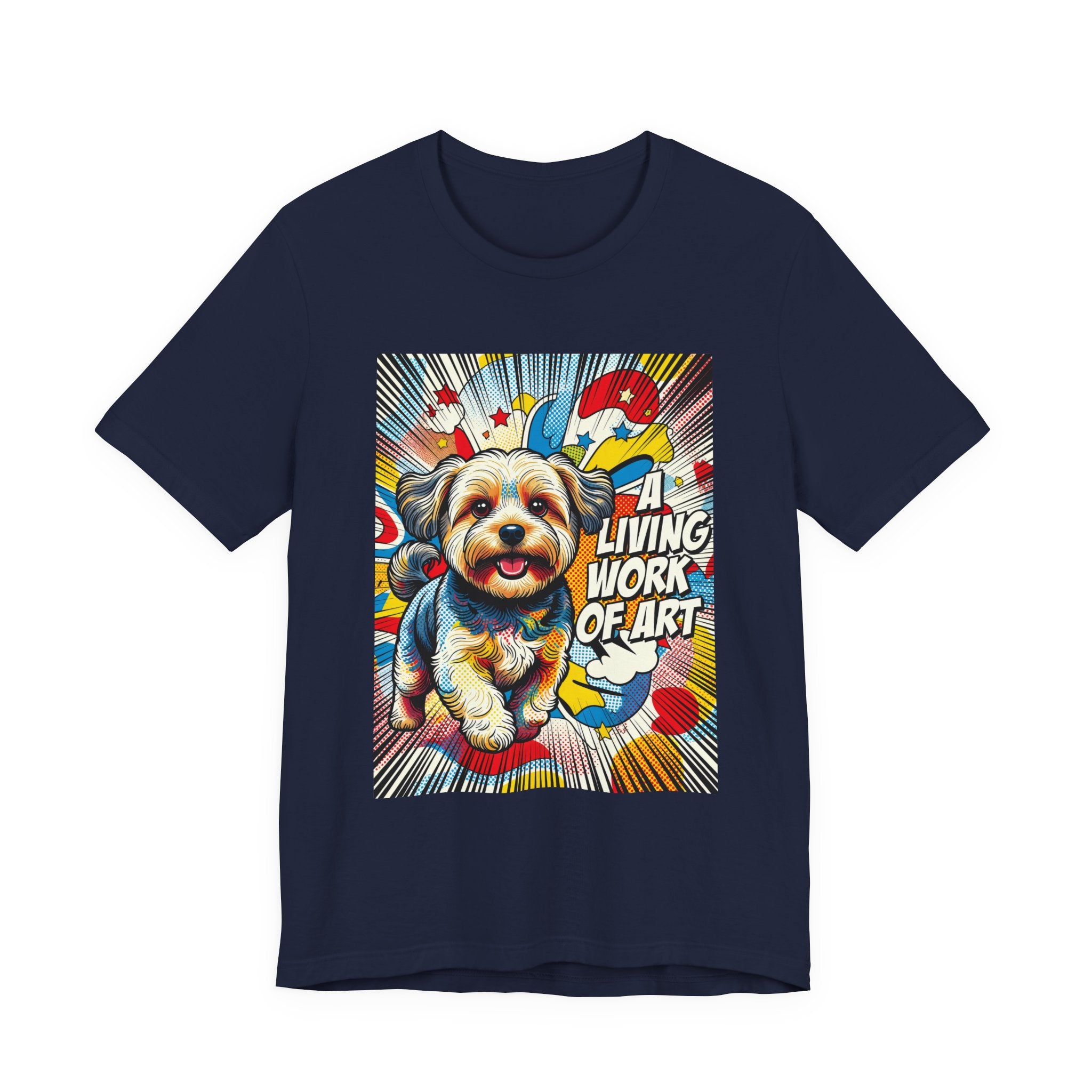 Yorkipoo T Shirt | Living Work of Art Collection | Pop Art