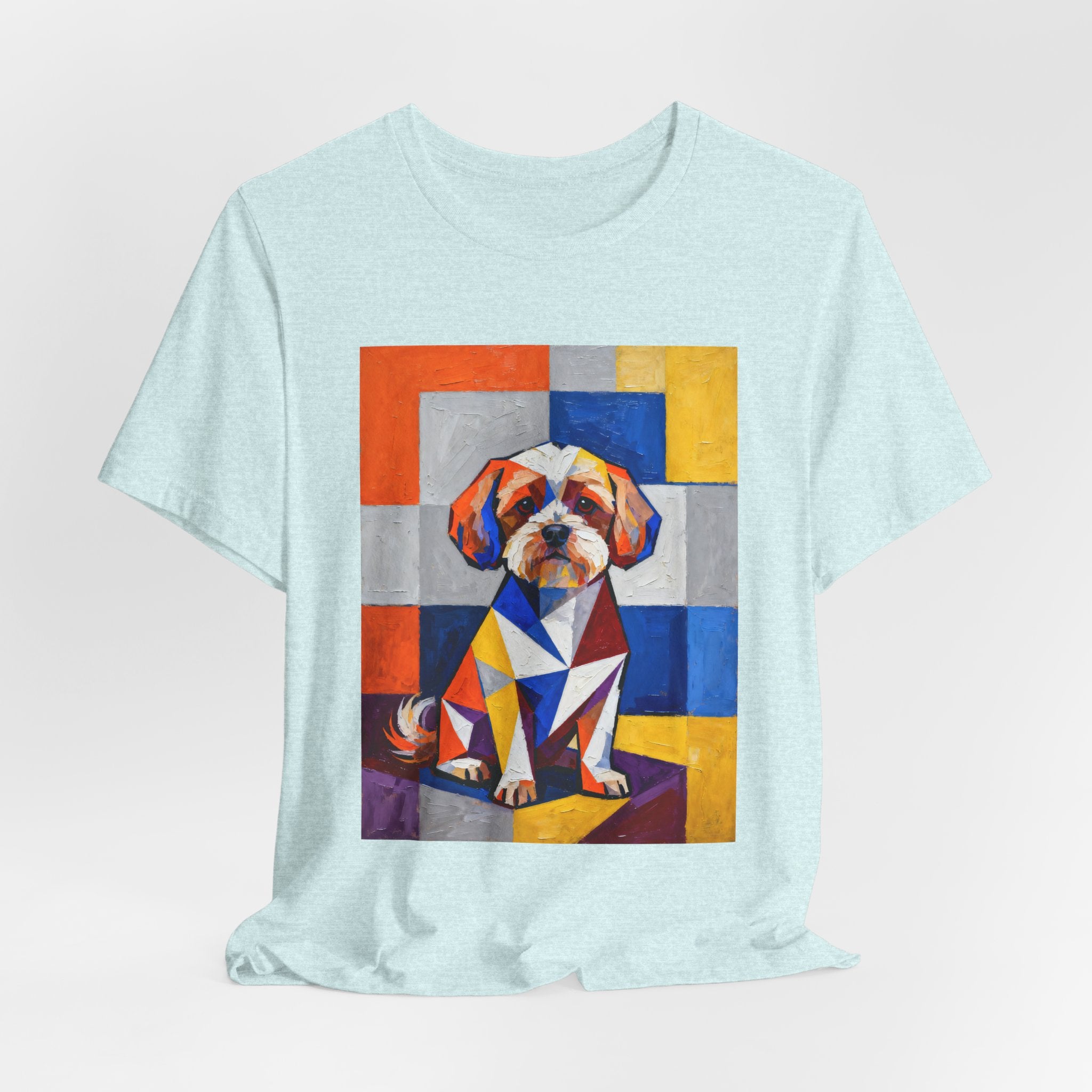 Maltipoo T Shirt | Living Work of Art Collection | Cubist Style