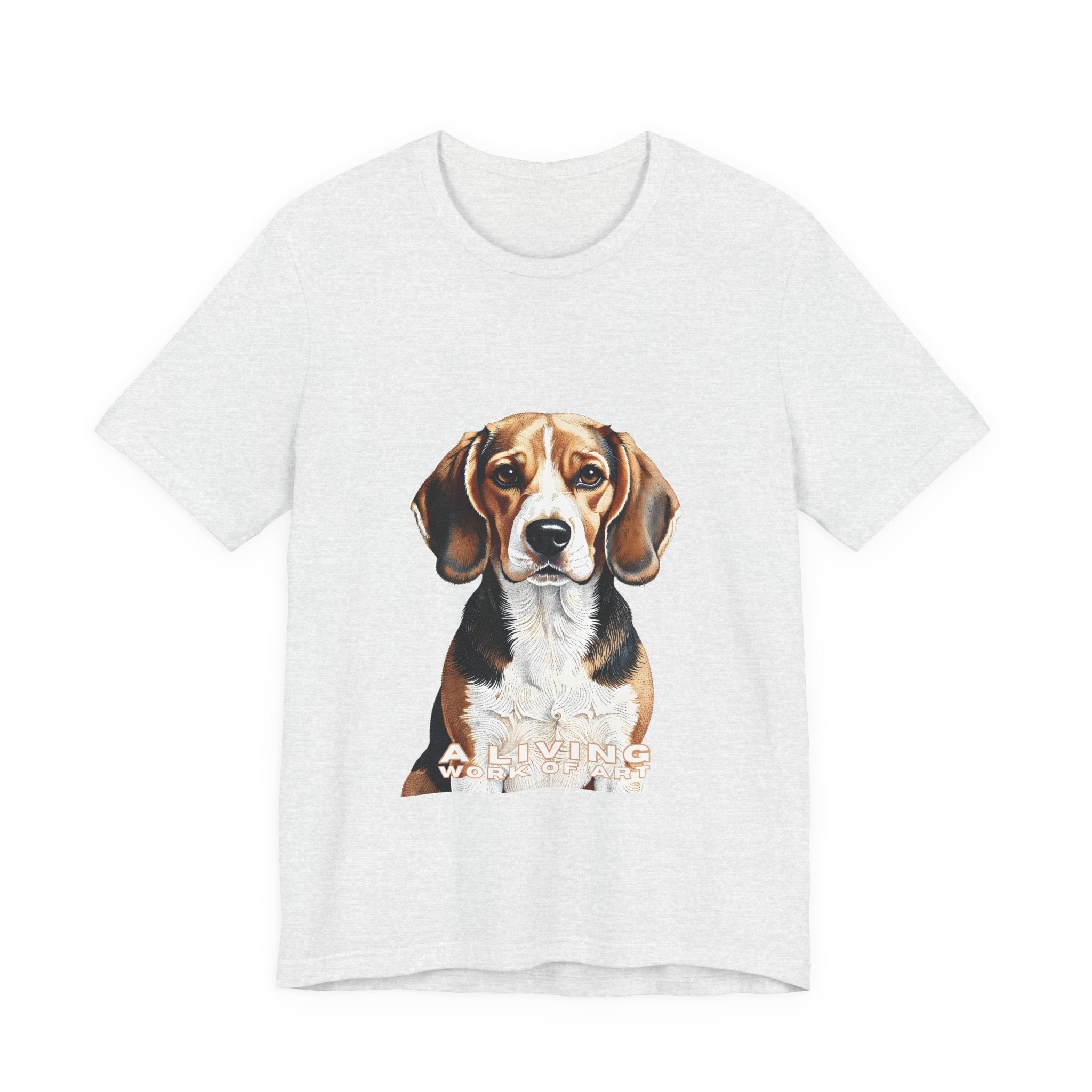 Beagle T Shirt | Living Work of Art Collection | Pointillism Style