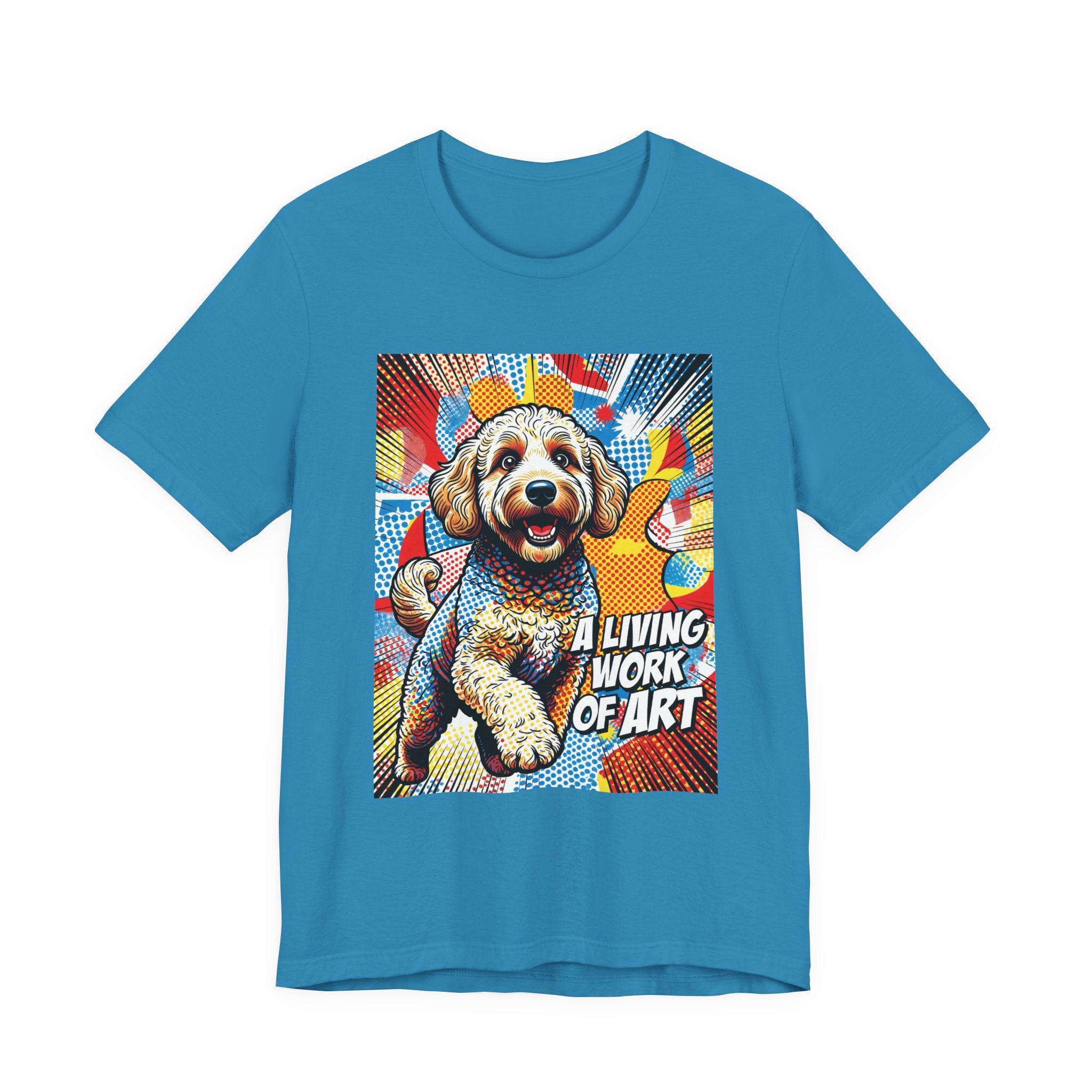 Goldendoodle T Shirt | Living Work of Art Collection | Pop Art