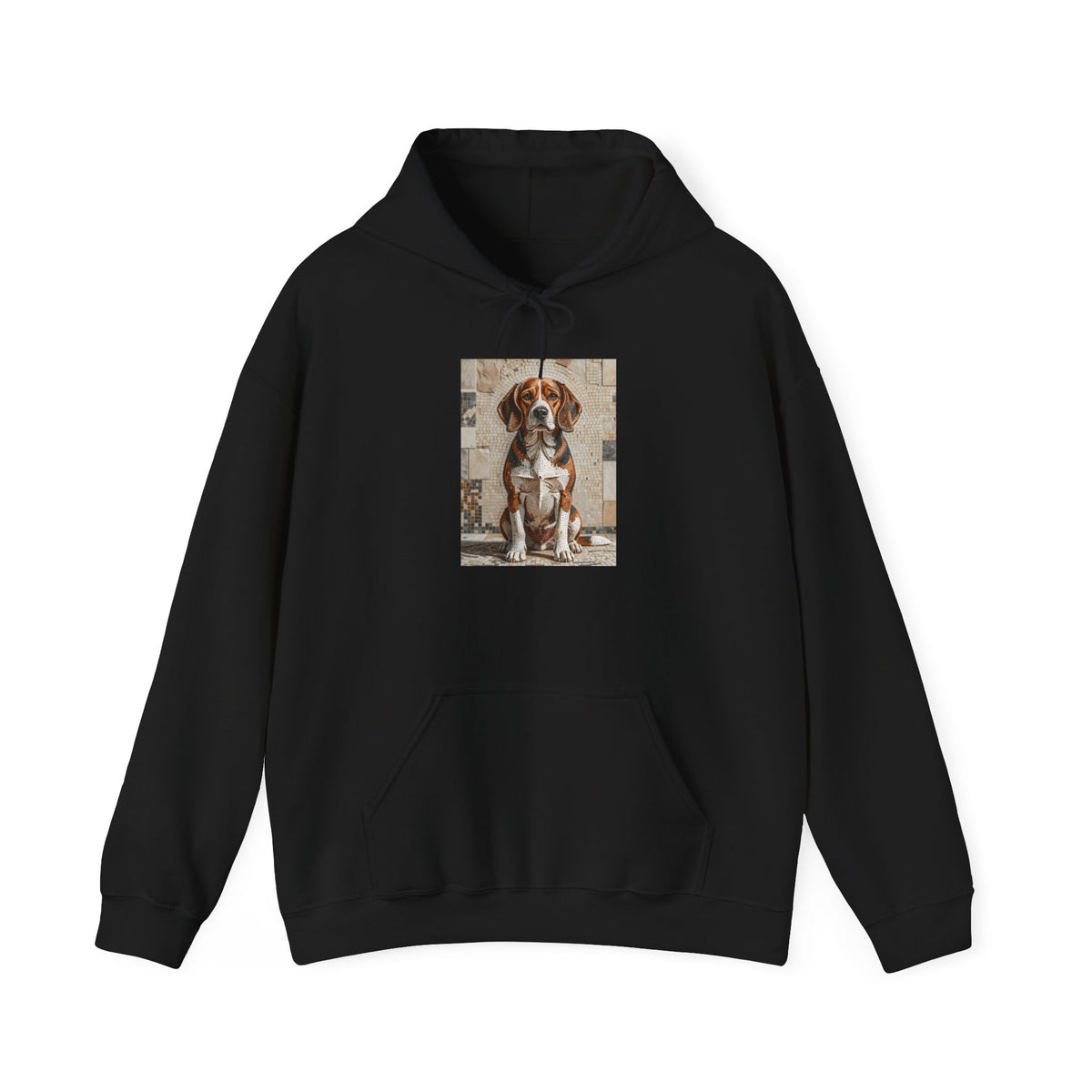 Beagle Hoodie | Living Work of Art Collection | Mosaic Style