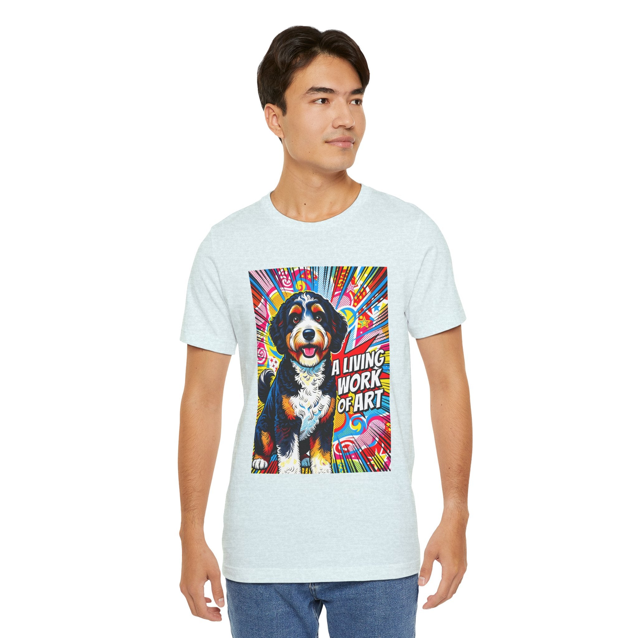 Bernedoodle T Shirt | Living Work of Art Collection | Pop Art