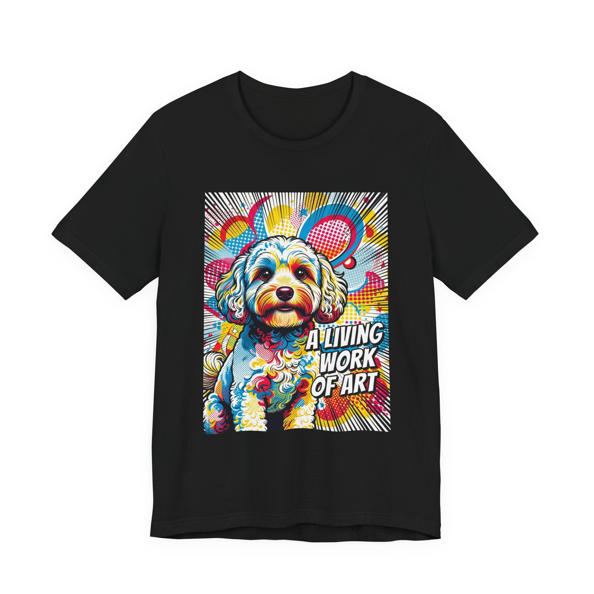 Cavapoo T Shirt | Living Work of Art Collection | Pop Art
