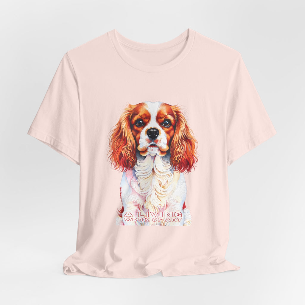 Cavalier King Charles Spaniel T Shirt | Living Work of Art Collection | Pointillism Style