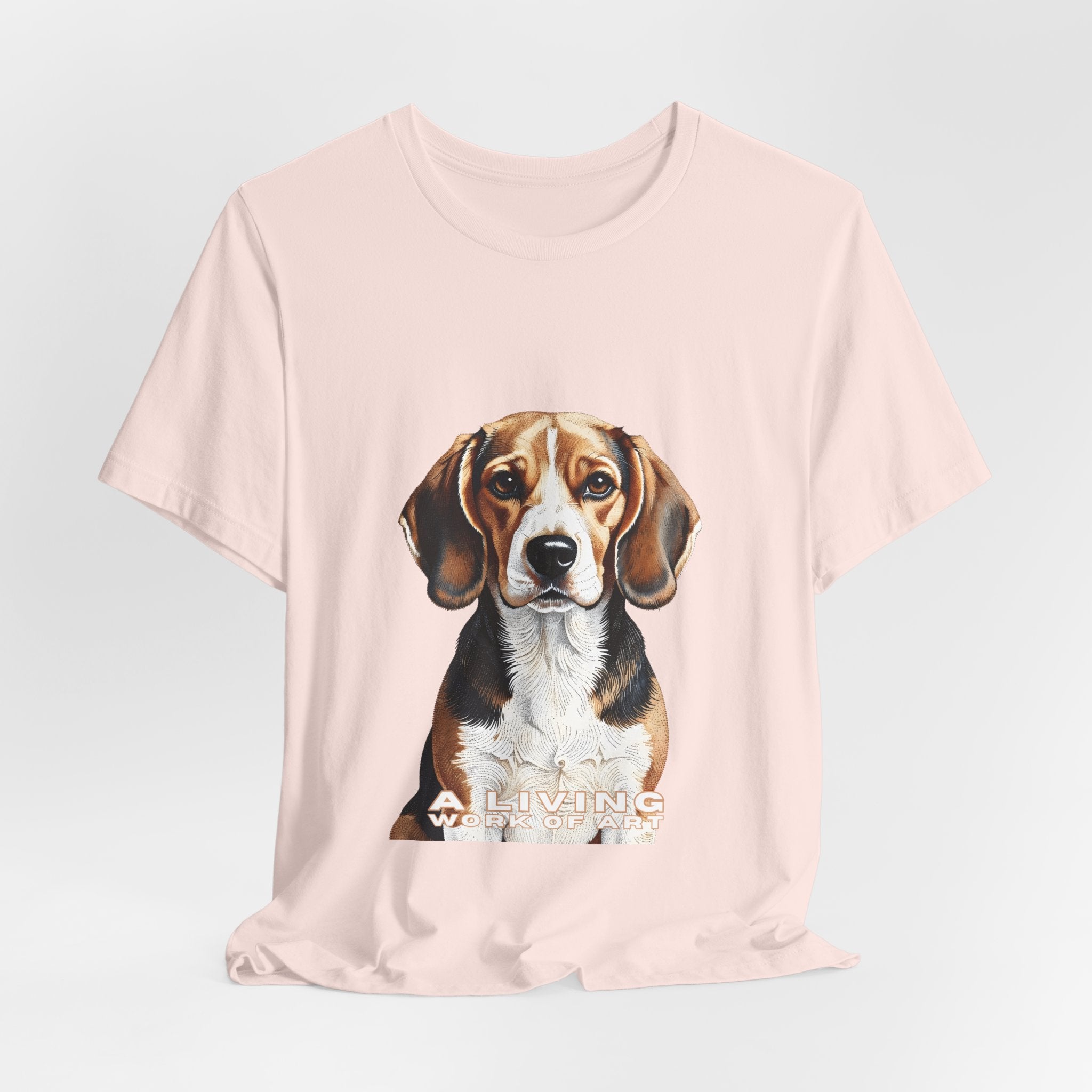 Beagle T Shirt | Living Work of Art Collection | Pointillism Style