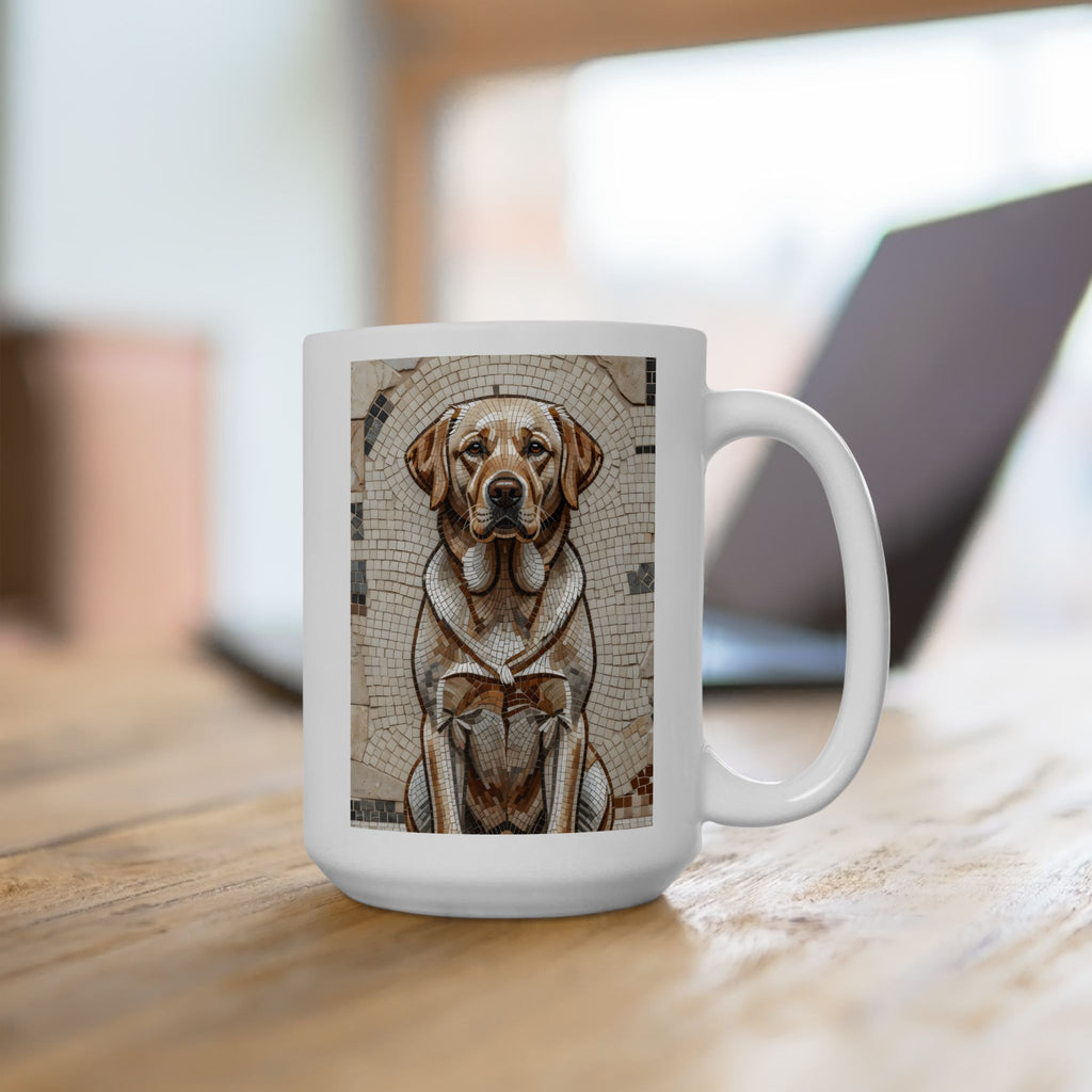 Labrador Retriever Coffee Mug | Living Work of Art Collection | Mosaic Style