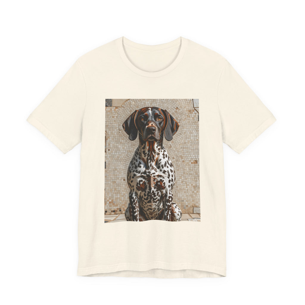 German Shorthaired Pointer T Shirt | Living Work of Art Collection | Mosaic Style
