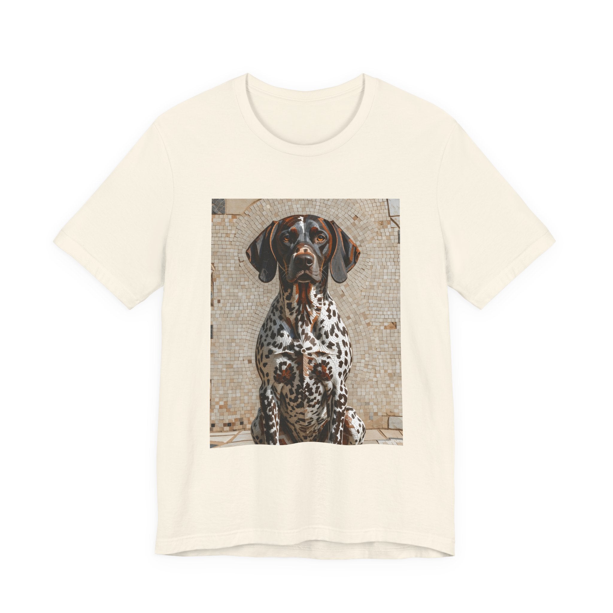 German Shorthaired Pointer T Shirt | Living Work of Art Collection | Mosaic Style