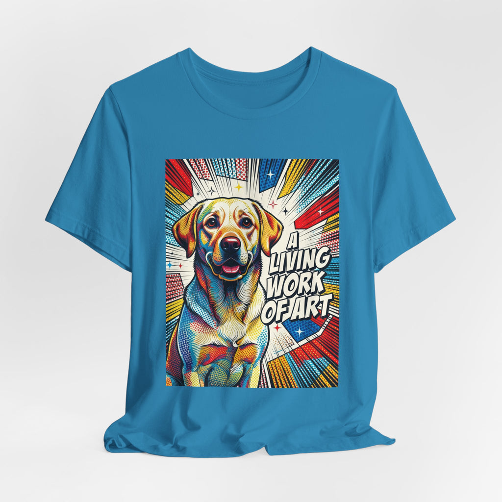 Labrador Retriever T Shirt | A Living Work of Art Collection | Pop Art