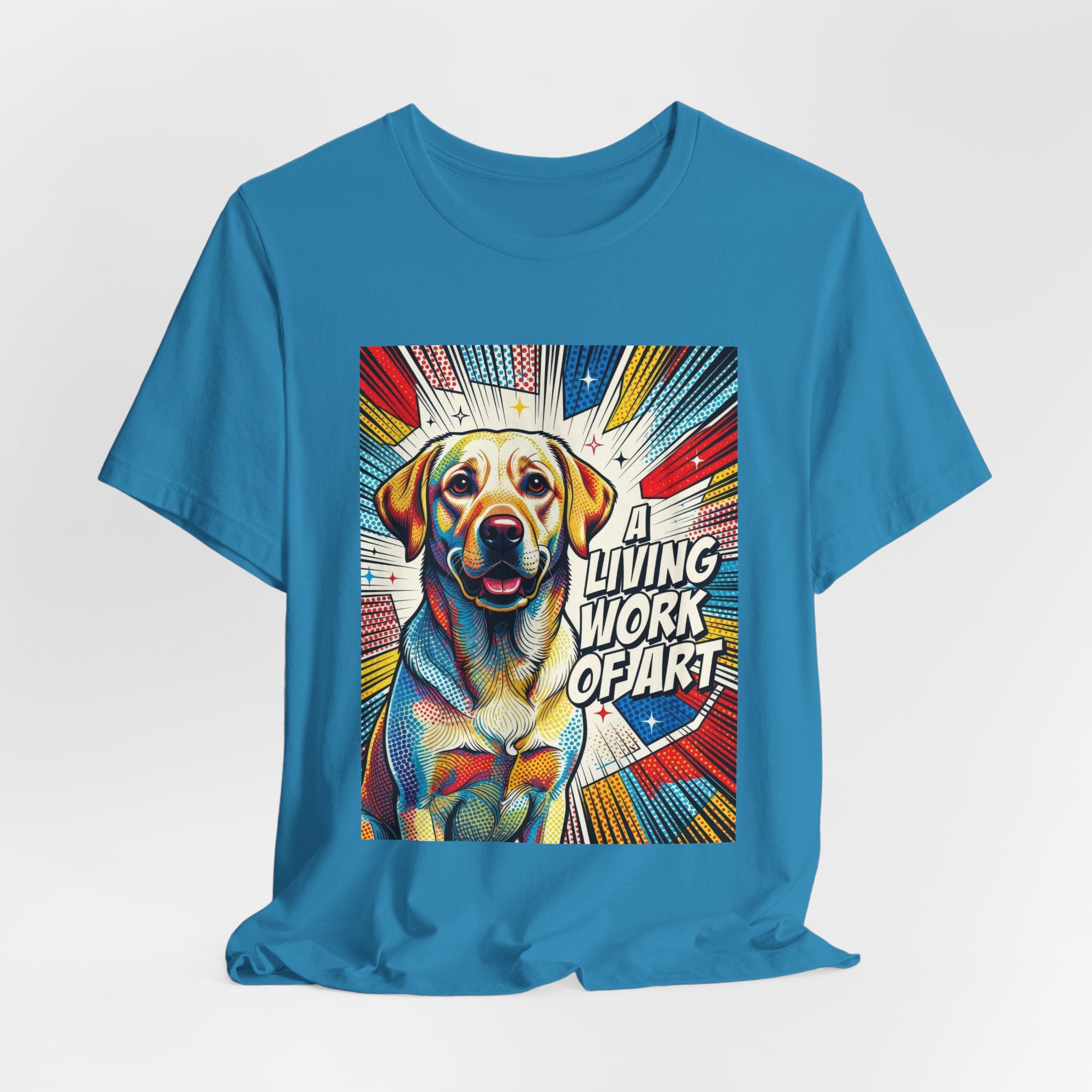 Labrador Retriever T Shirt | A Living Work of Art Collection | Pop Art