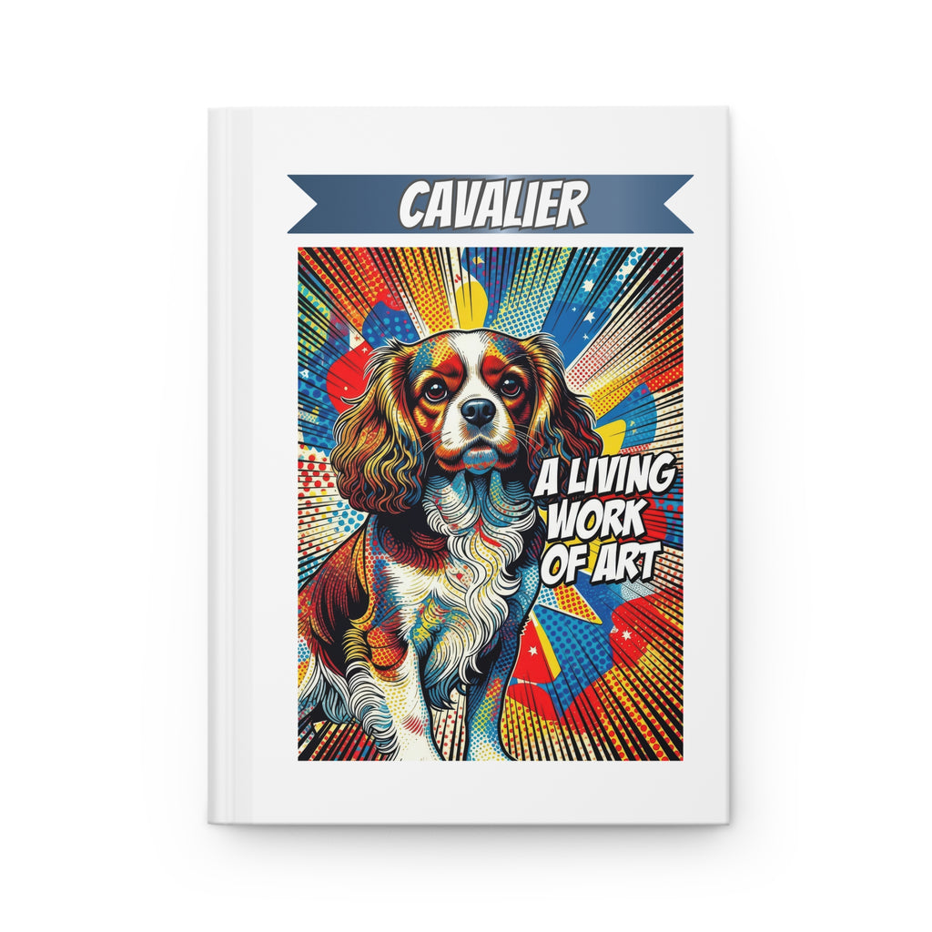 Cavalier King Charles Spaniel Notebook | Living Work of Art Collection | Pop Art