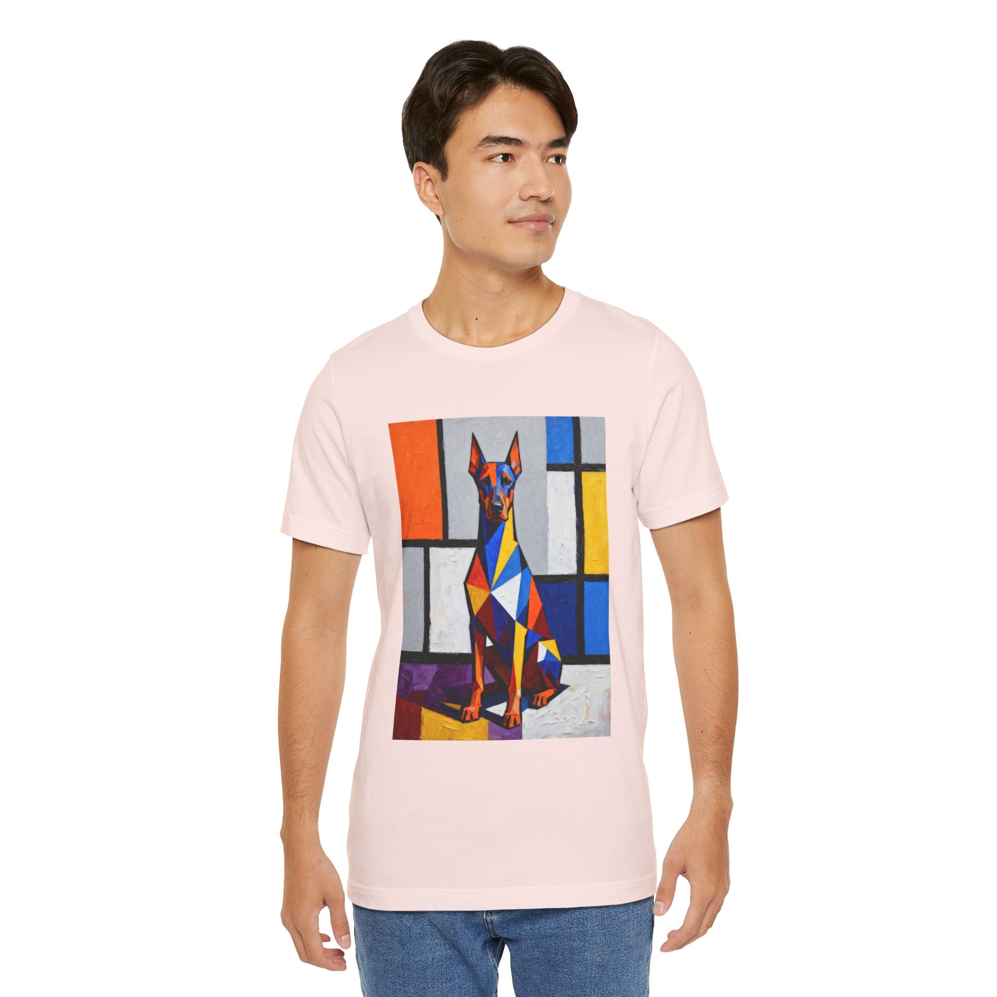 Doberman Pinscher T Shirt | Living Work of Art Collection | Cubist Style