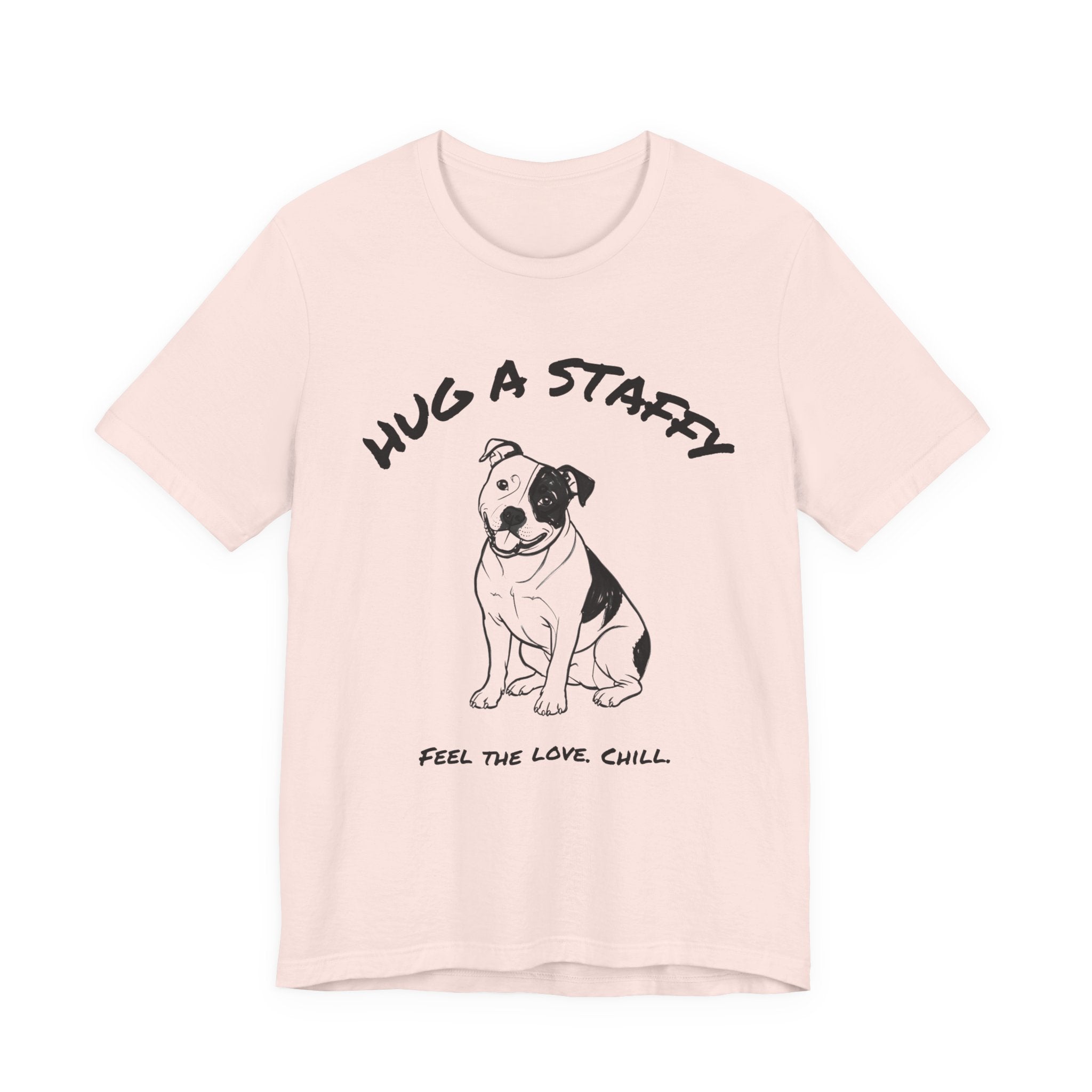 Staffordshire Bull Terrier T Shirt | Hug a Staffy