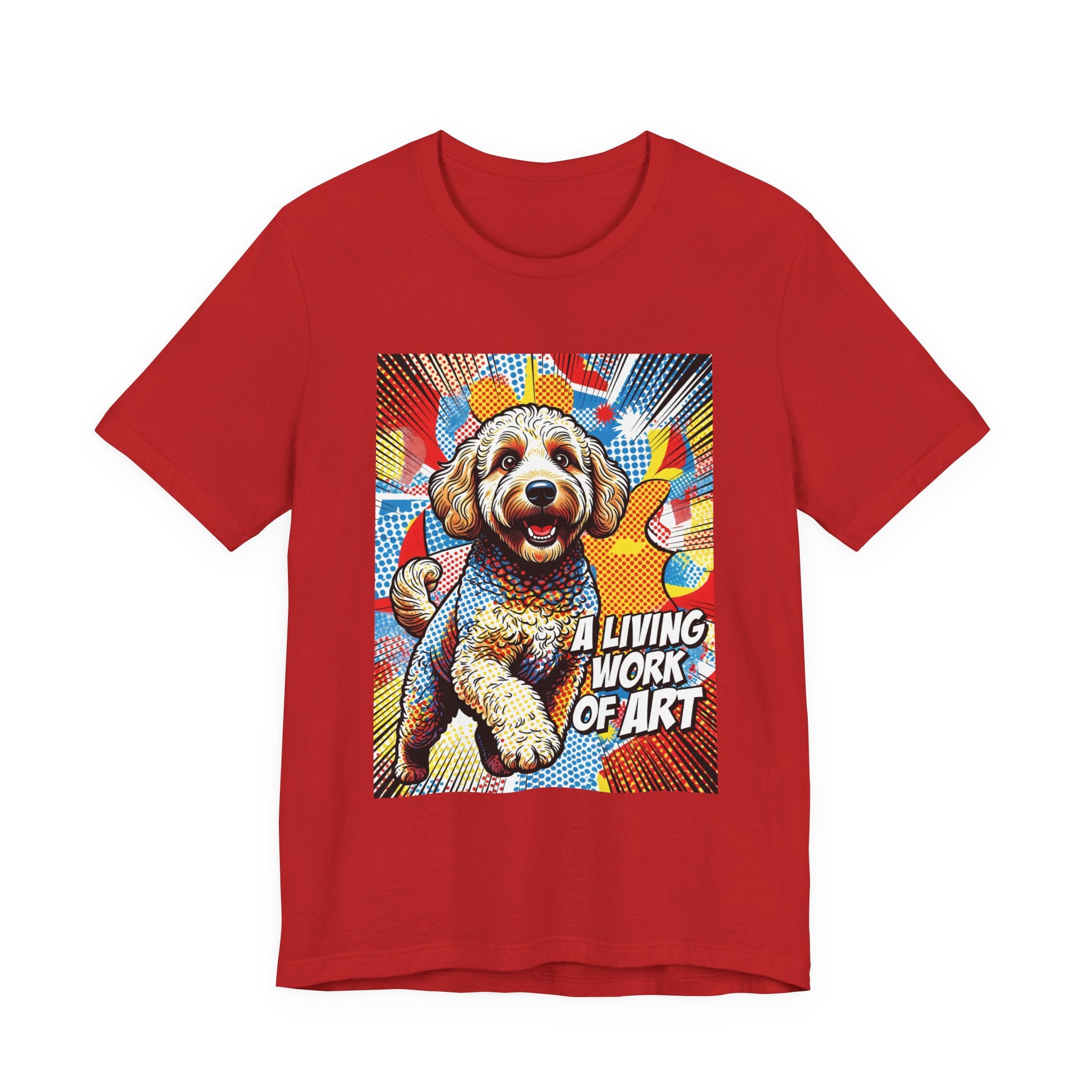 Goldendoodle T Shirt | Living Work of Art Collection | Pop Art