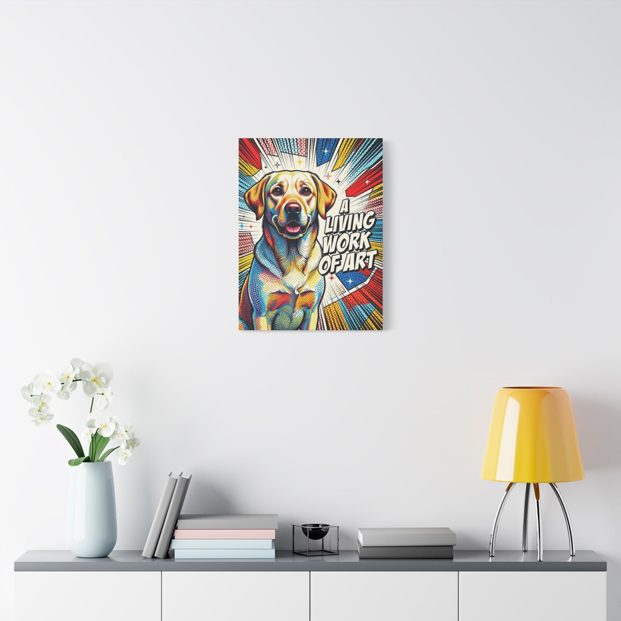 Labrador Retriever Canvas Wall Art | Living Work of Art Collection | Pop Art Print