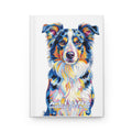 Australian Shepherd Notebook | Living Work of Art Collection | Pointillism Style
