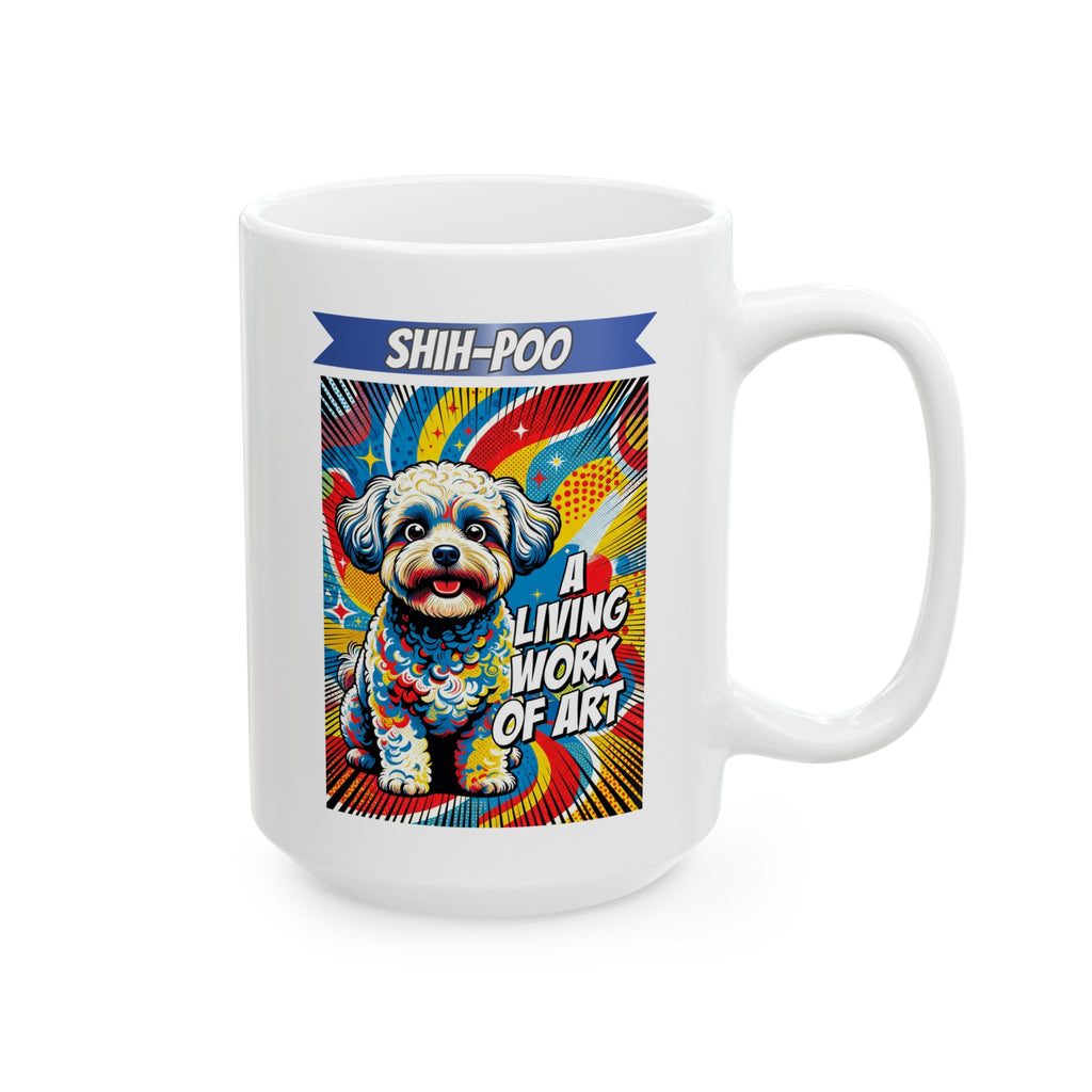 Shih-Poo Coffee Mug | Living Work of Art Collection | Pop Art