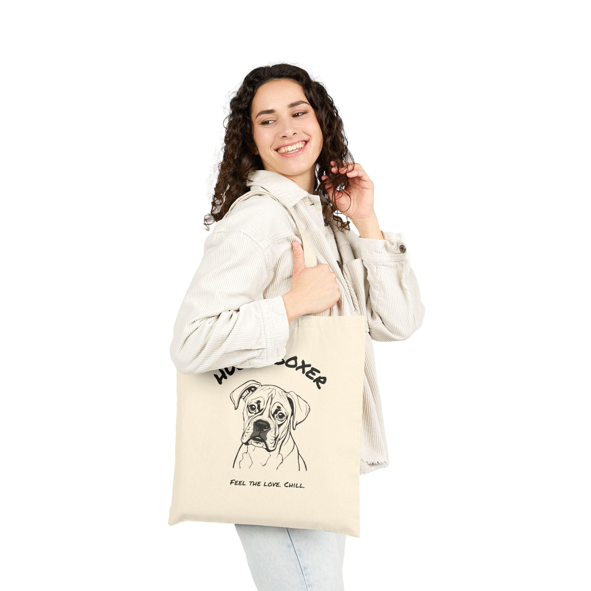 Boxer Tote Bag | Hug a Boxer
