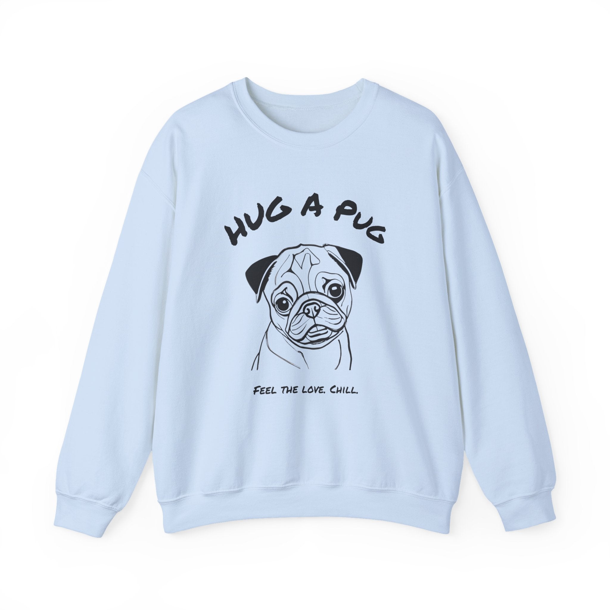 Pug Sweatshirt | Hug A Pug
