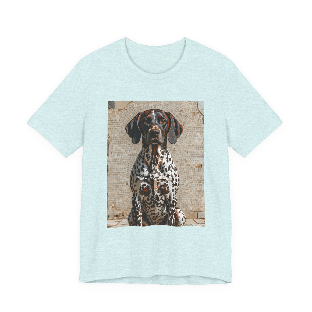 German Shorthaired Pointer T Shirt | Living Work of Art Collection | Mosaic Style