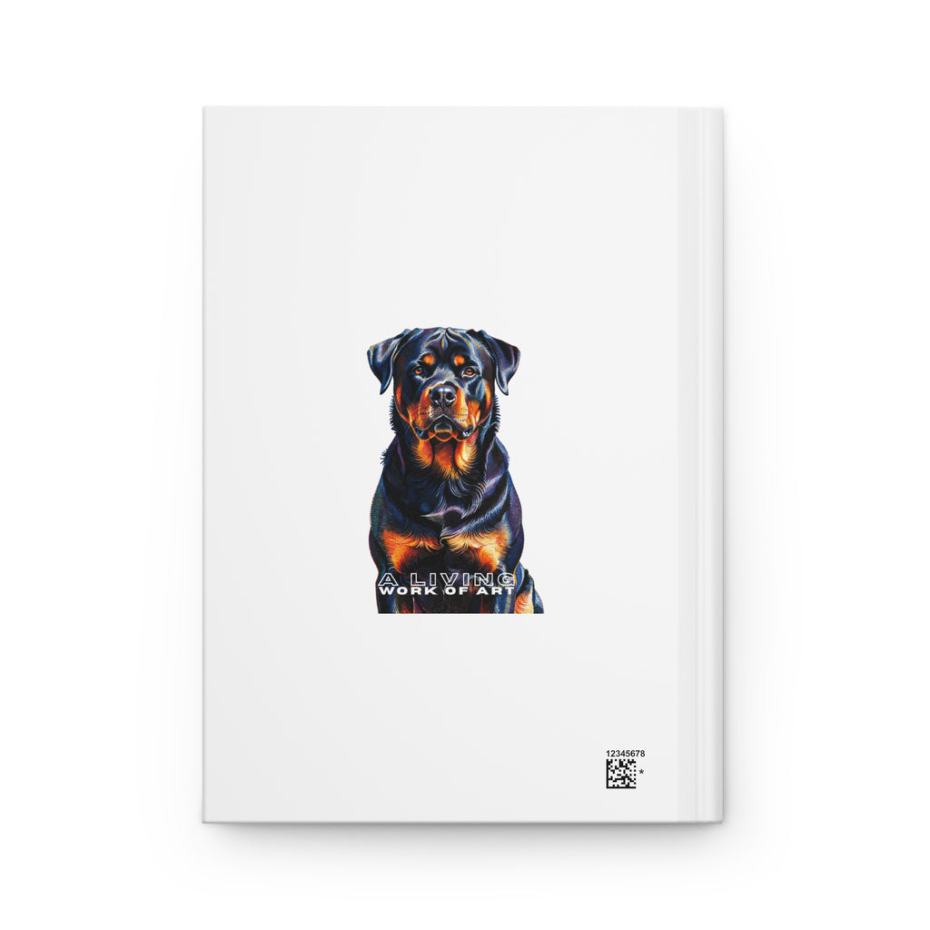 Rottweiler Notebook | Living Work of Art Collection | Pointillism Style