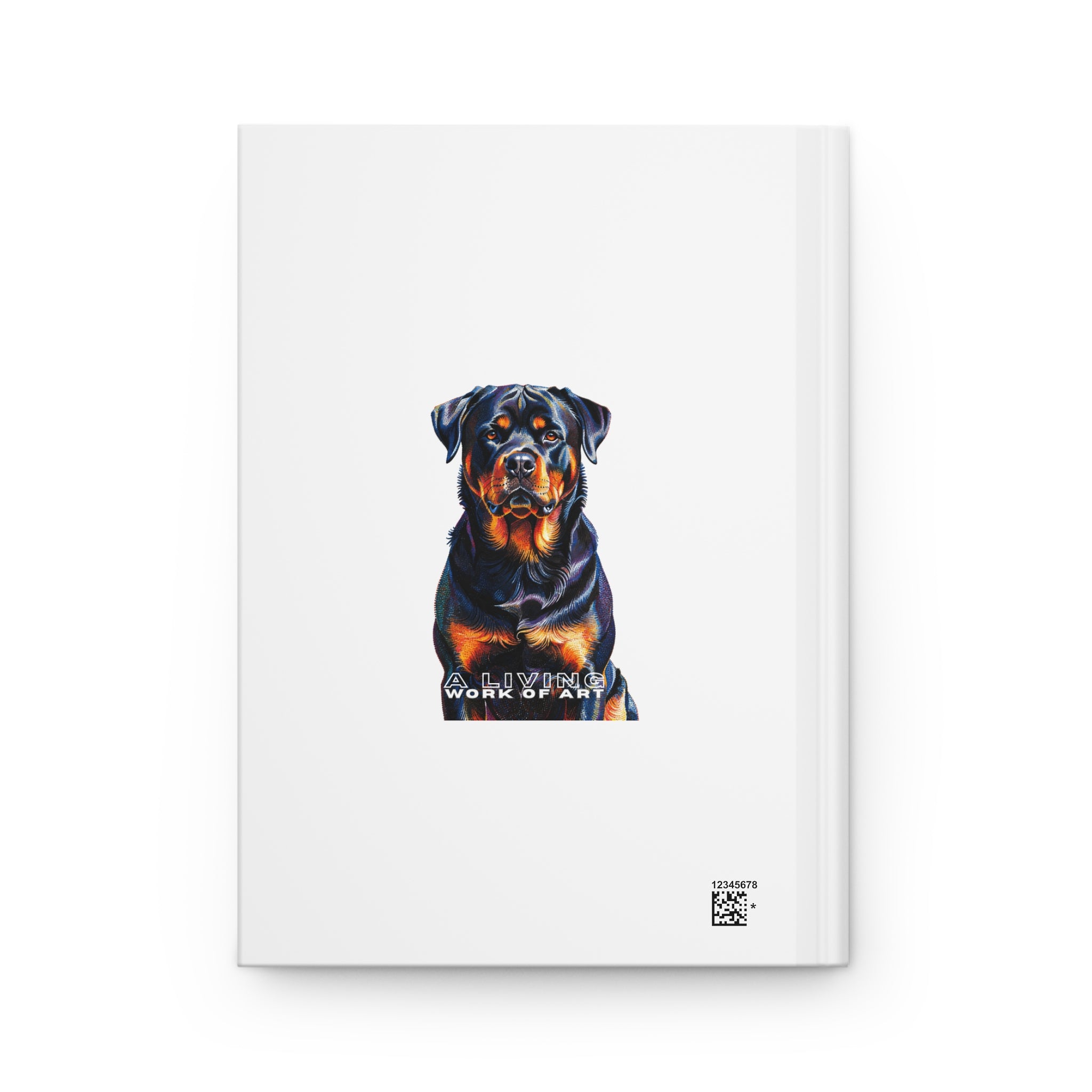 Rottweiler Notebook | Living Work of Art Collection | Pointillism Style