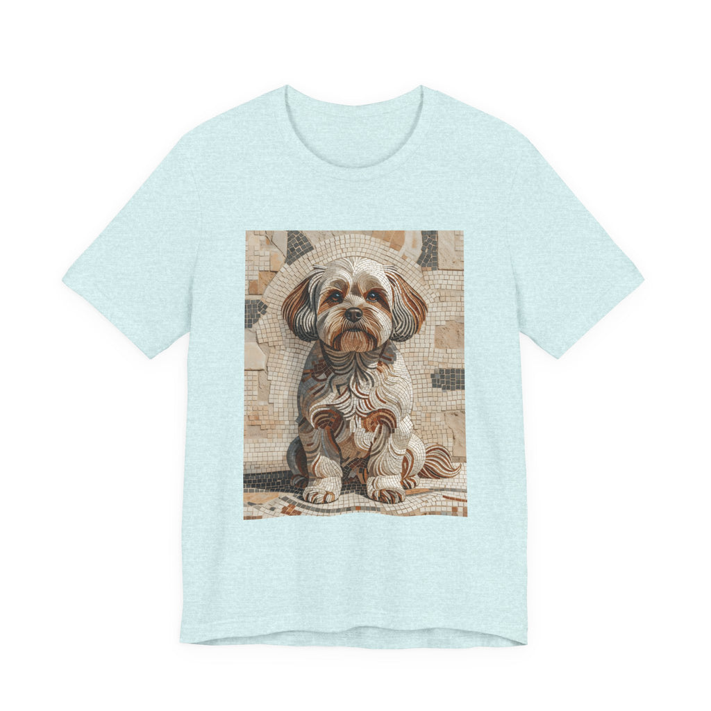 Shih-Poo T Shirt | Living Work of Art Collection | Mosaic Style