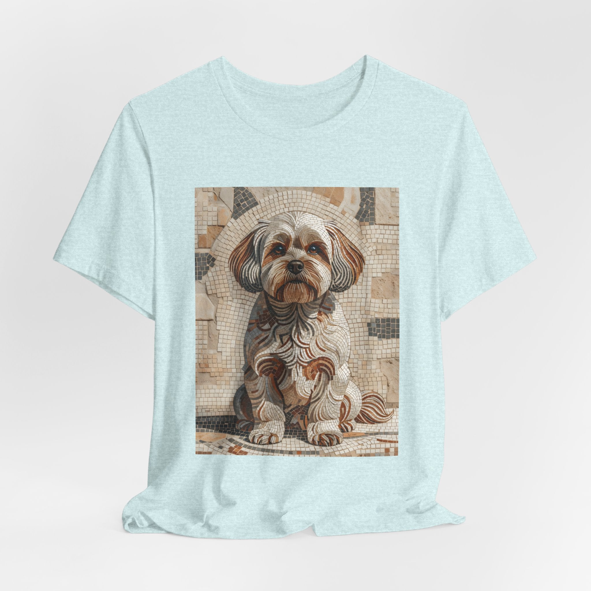 Shih-Poo T Shirt | Living Work of Art Collection | Mosaic Style