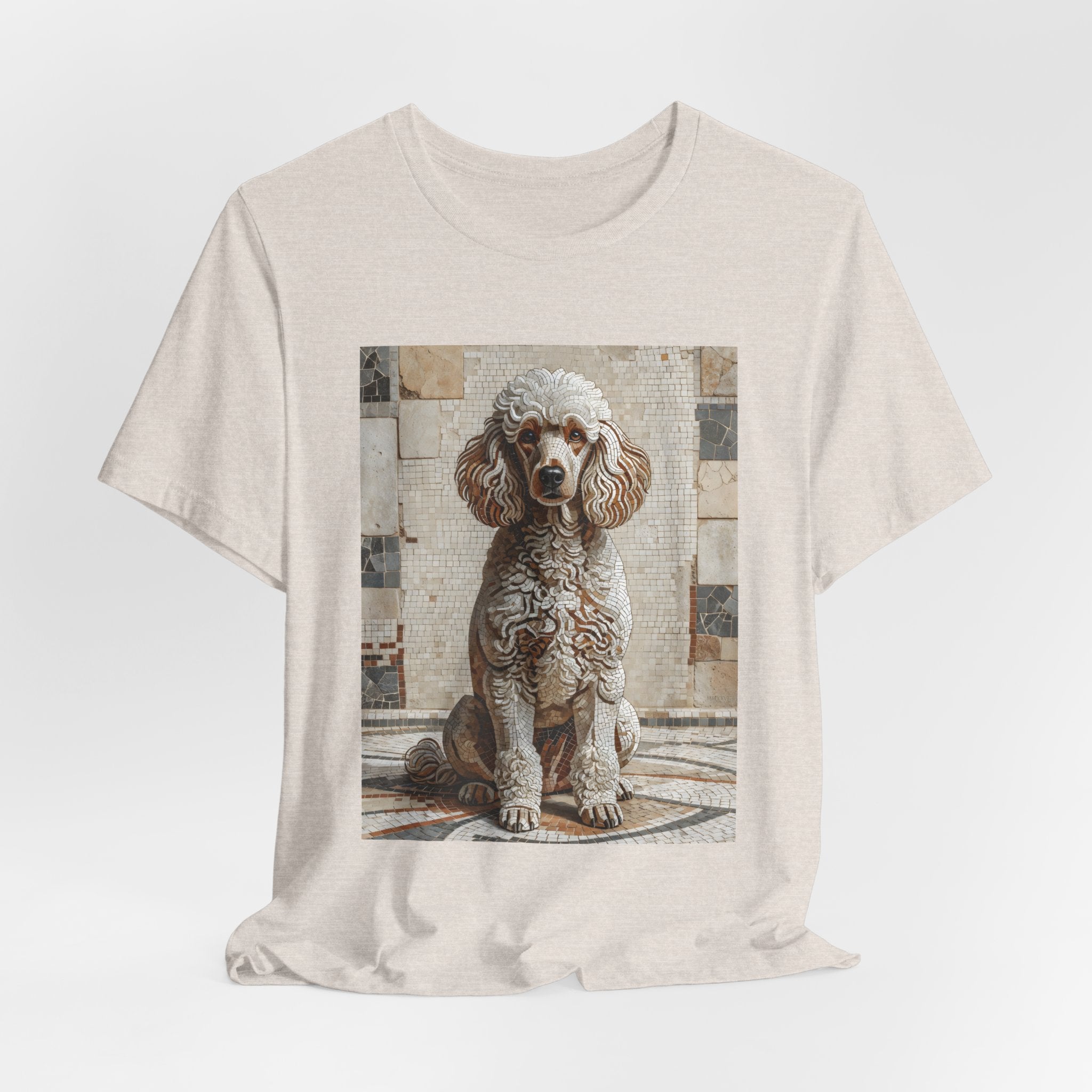 Poodle T Shirt | Living Work of Art Collection | Mosaic Style