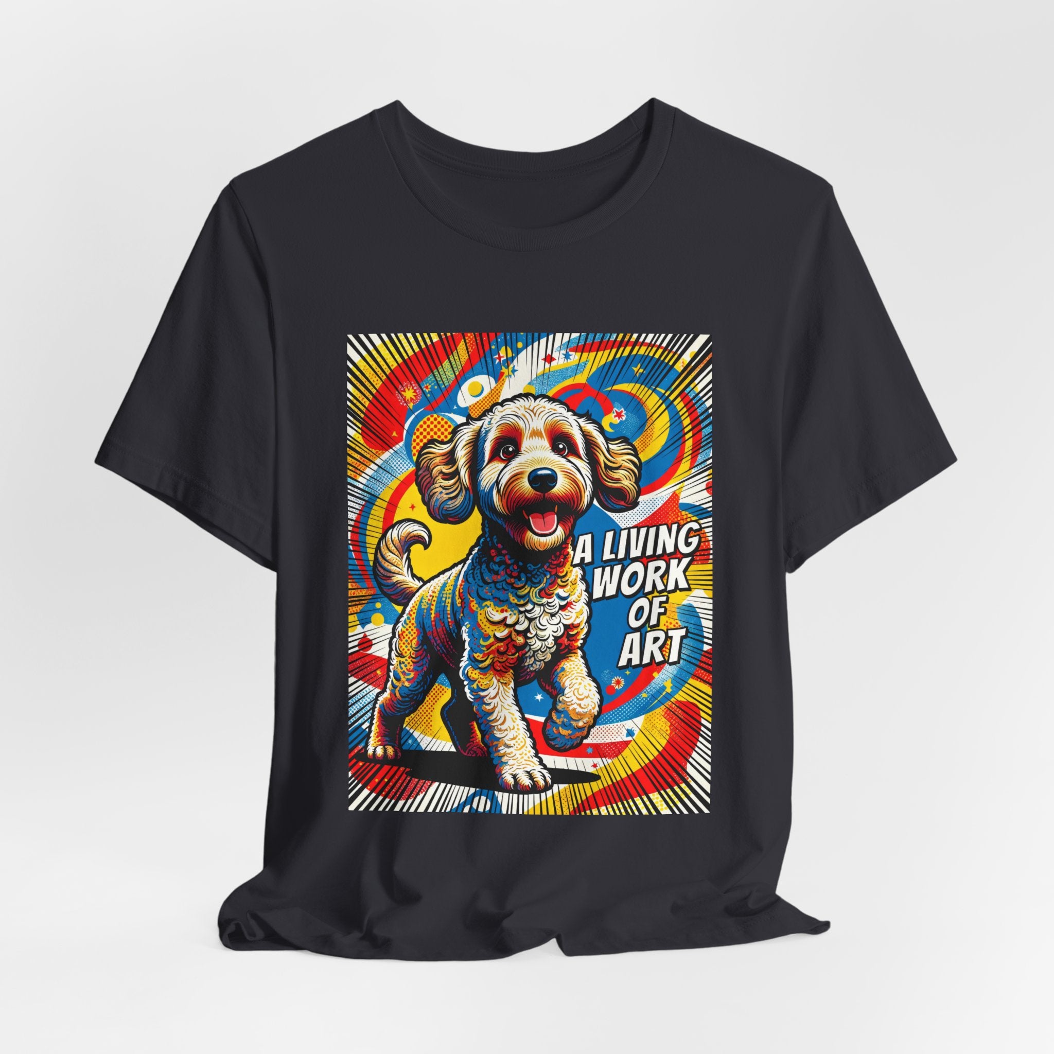 Labradoodle T Shirt | A Living Work of Art Collection | Pop Art