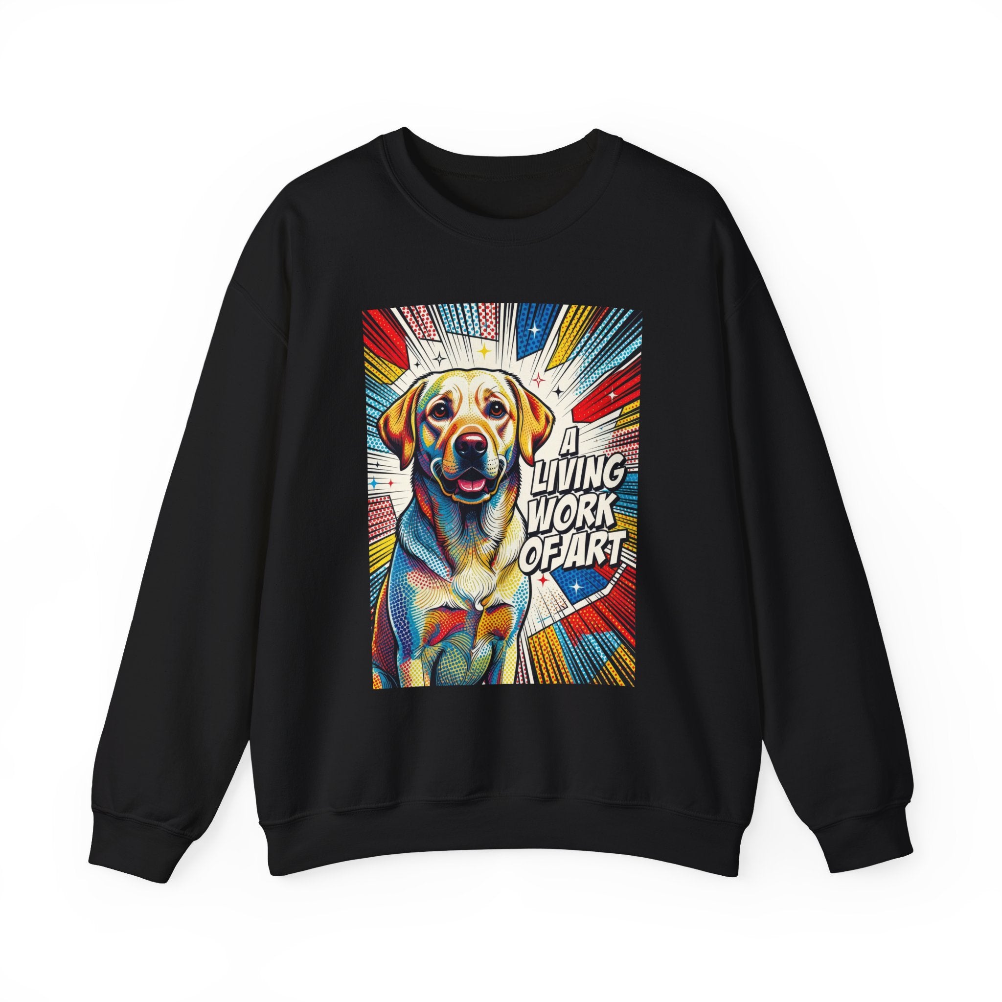 Labrador Retriever Sweatshirt | Living Work of Art Collection | Pop Art