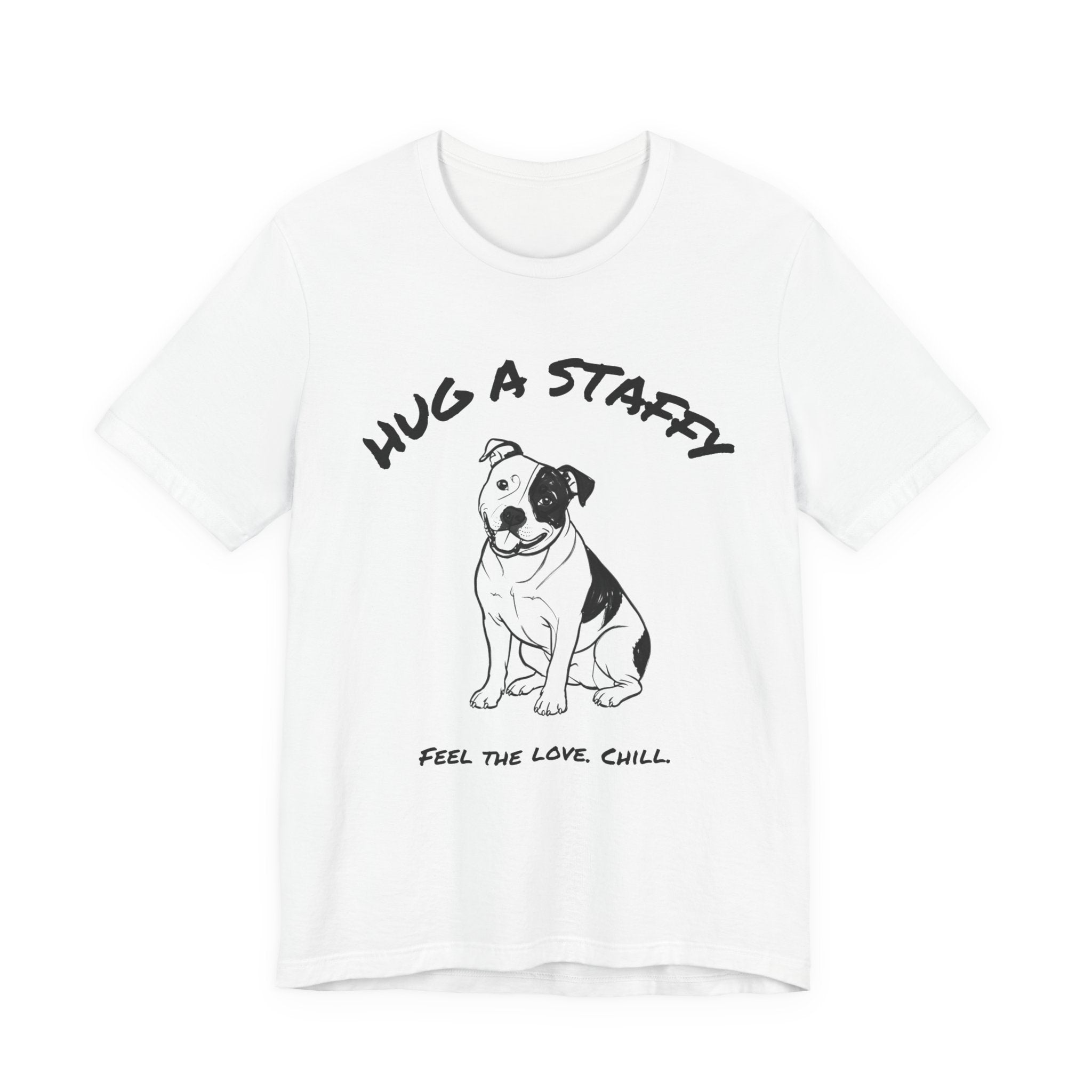 Staffordshire Bull Terrier T Shirt | Hug a Staffy