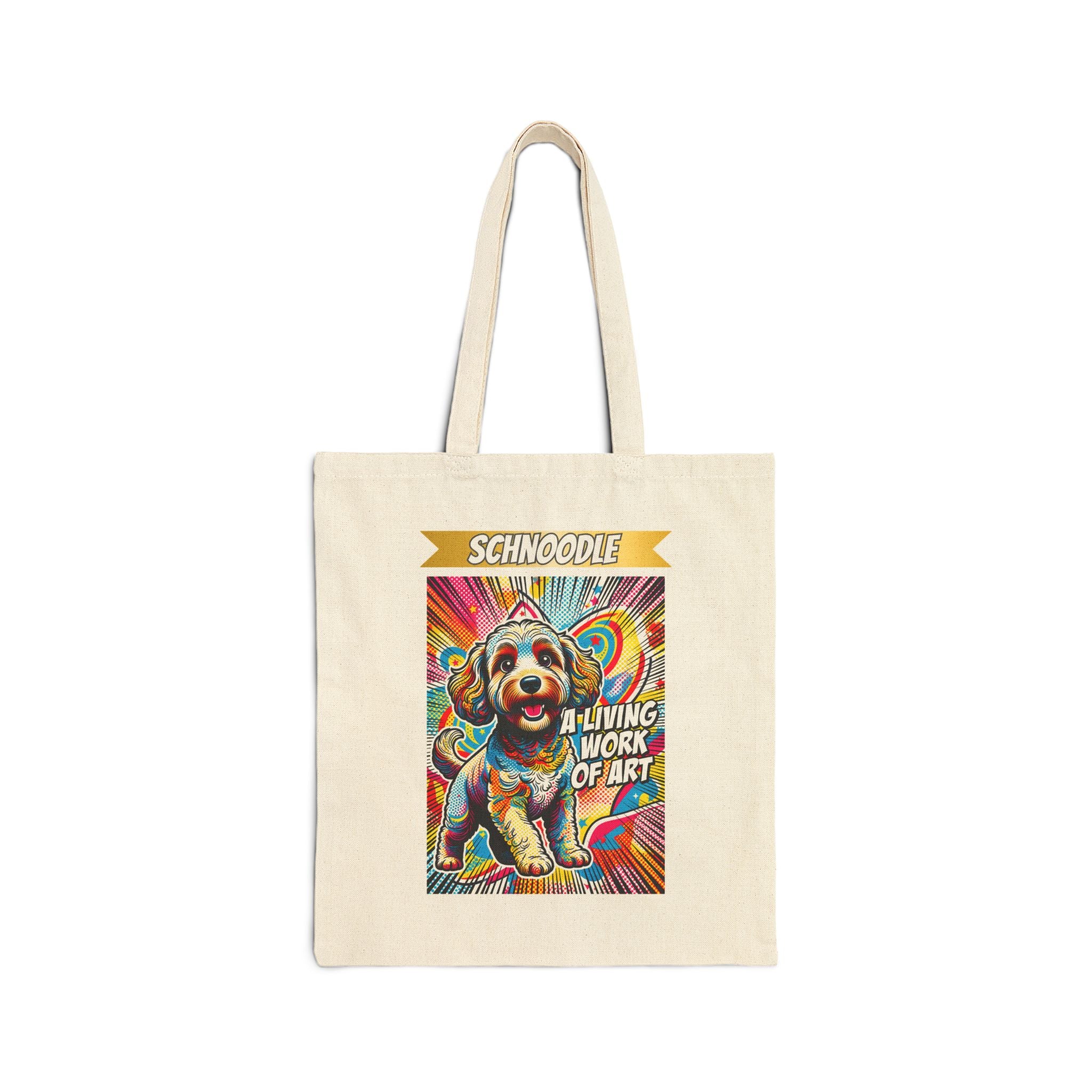 Schnoodle Tote Bag | Living Work of Art Collection | Pop Art