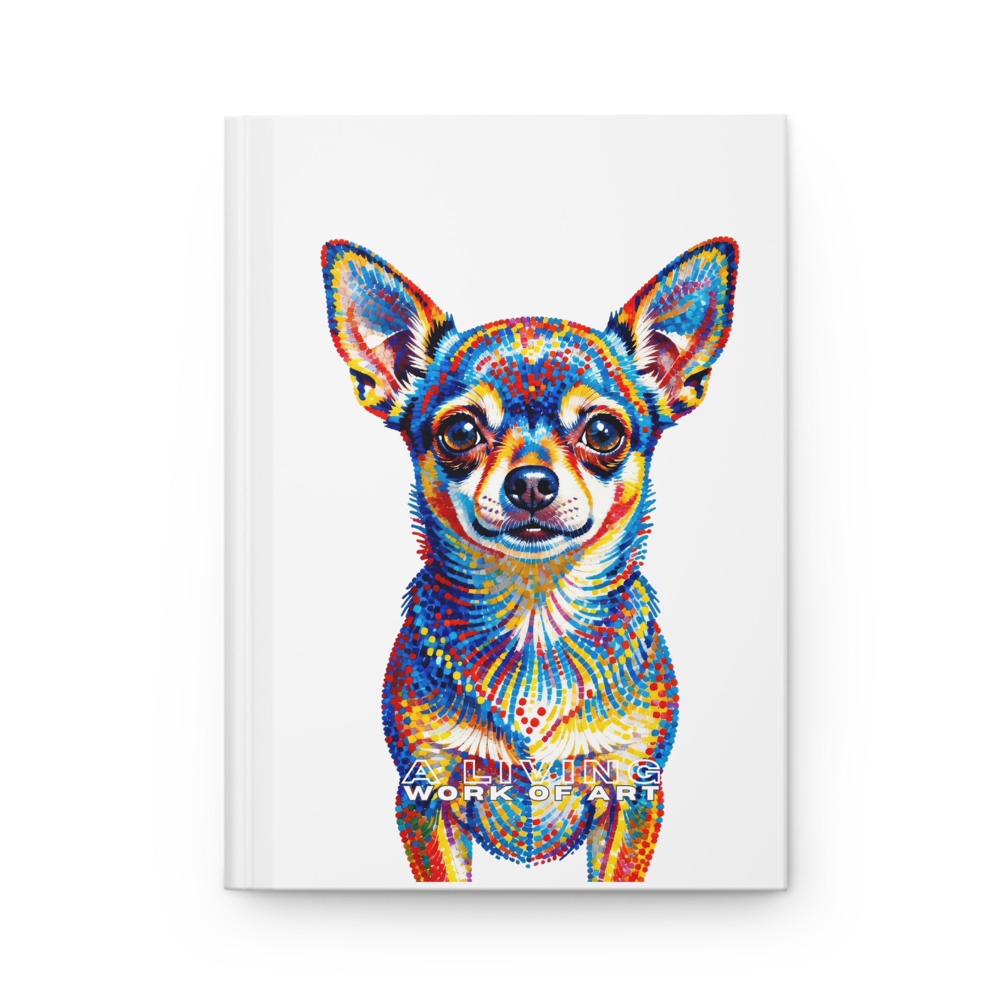 Chihuahua Notebook | Living Work of Art Collection | Pointillism Style