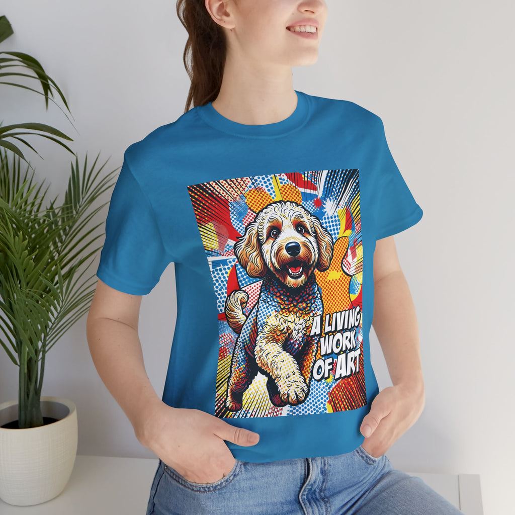 Goldendoodle T Shirt | Living Work of Art Collection | Pop Art