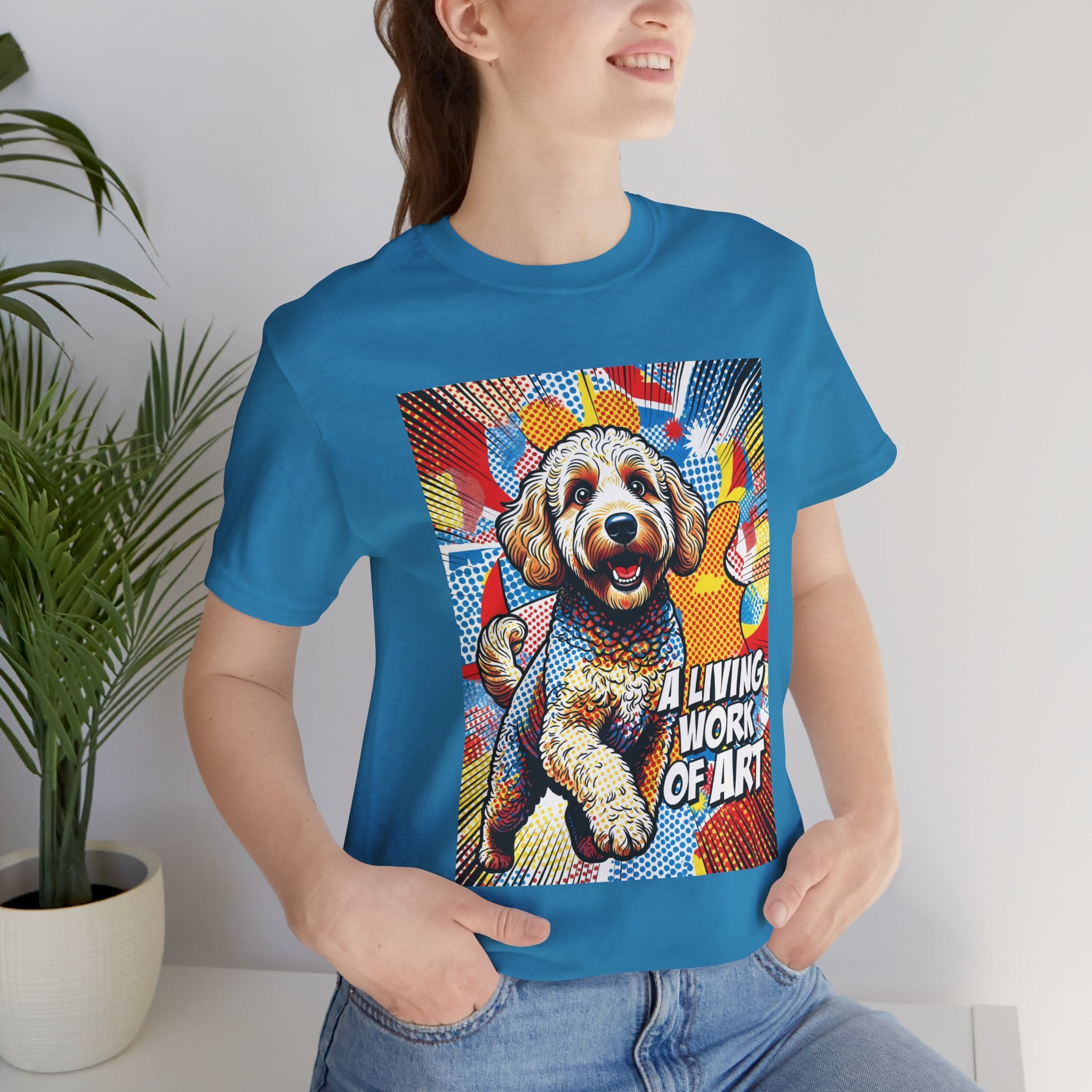 Goldendoodle T Shirt | Living Work of Art Collection | Pop Art