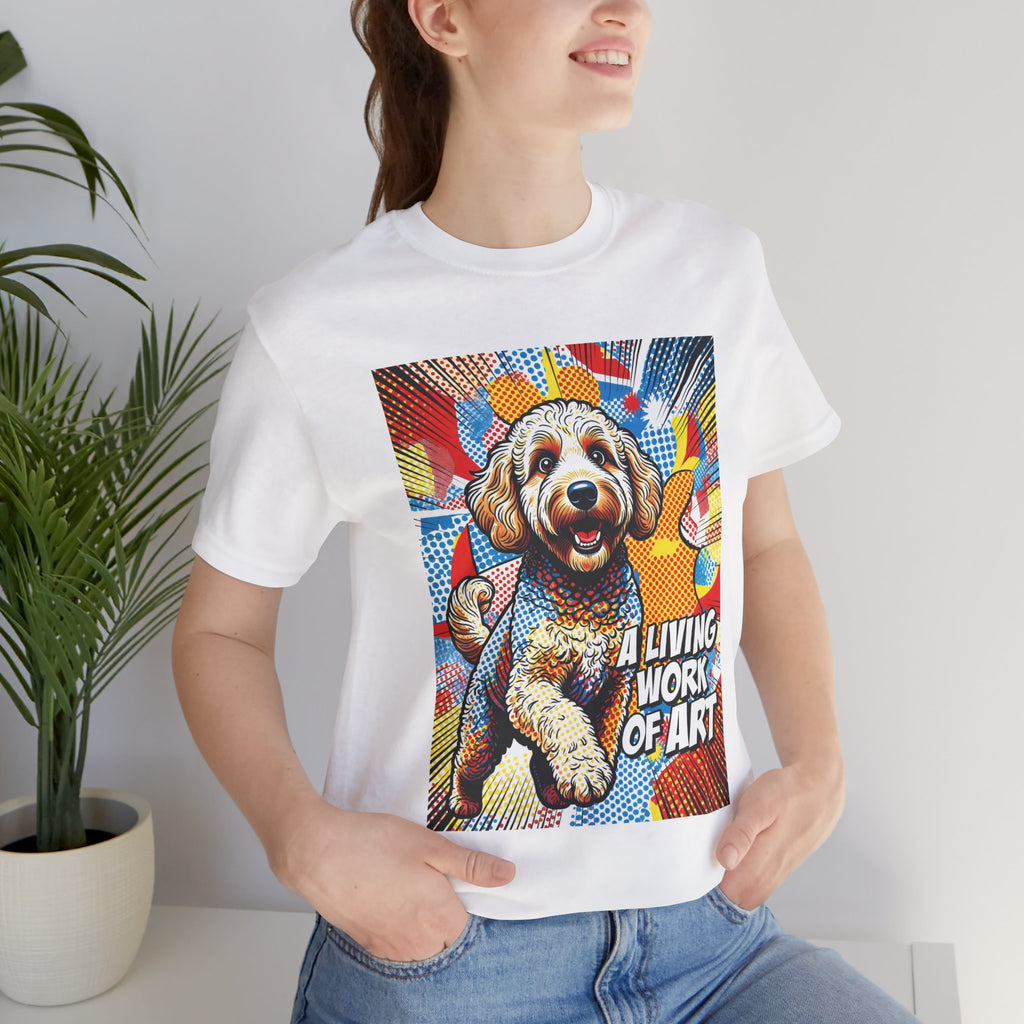 Goldendoodle T Shirt | Living Work of Art Collection | Pop Art