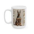 Doberman Pinscher Coffee Mug | Living Work of Art Collection | Mosaic Style