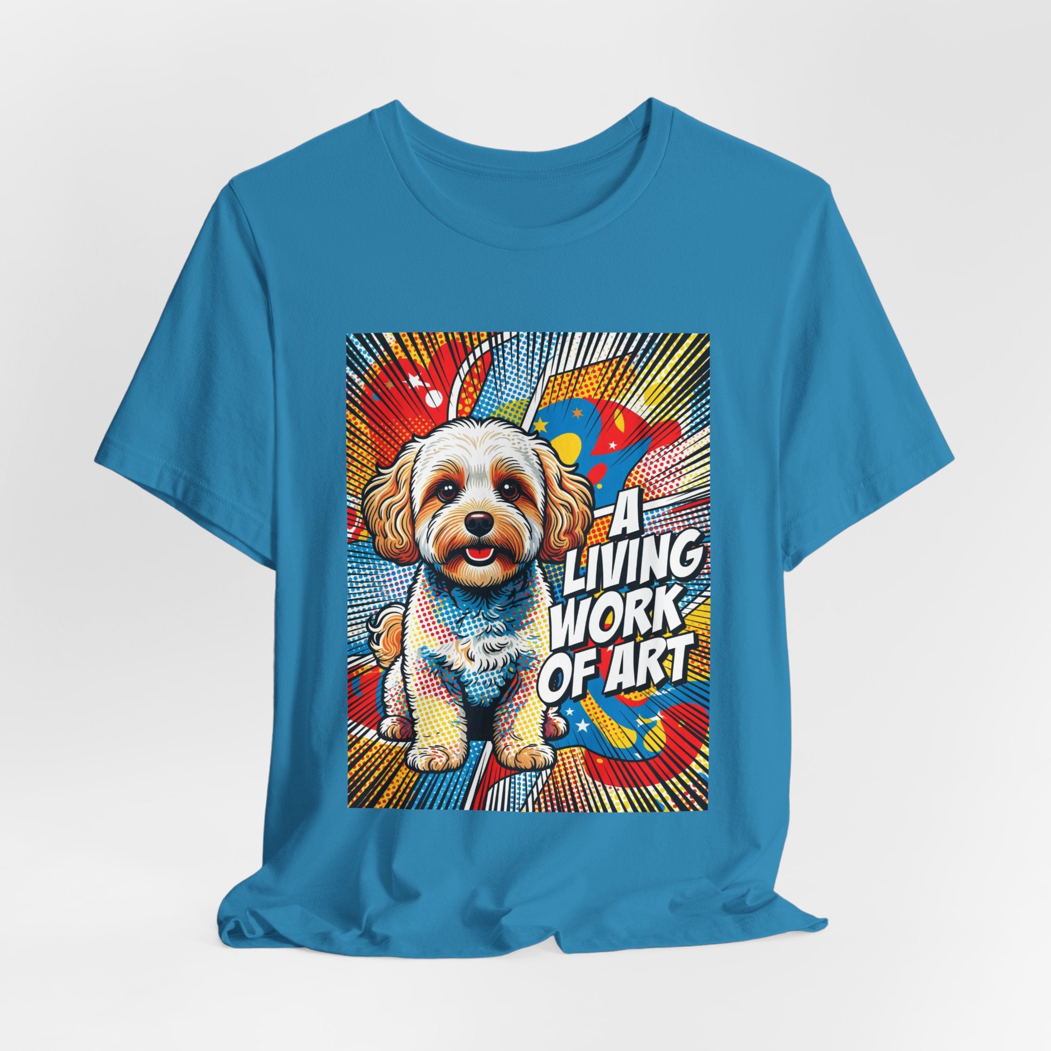 Maltipoo T Shirt | Living Work of Art Collection | Pop Art