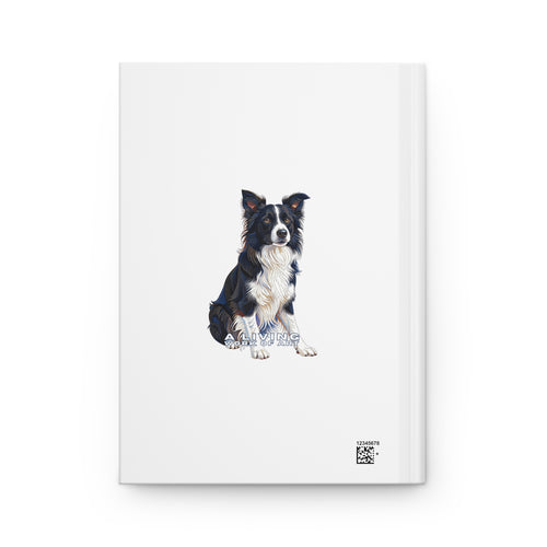 Border Collie Notebook | Living Work of Art Collection | Pointillism Style