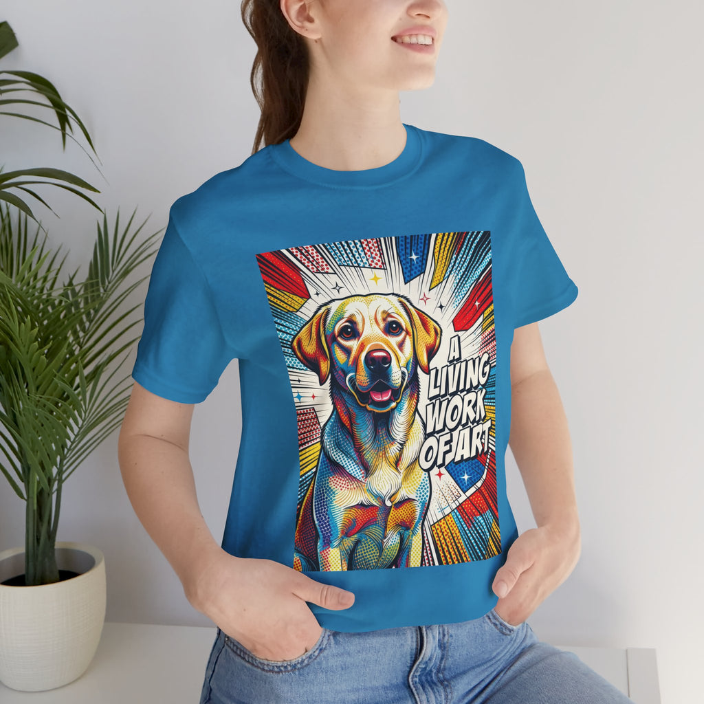 Labrador Retriever T Shirt | A Living Work of Art Collection | Pop Art