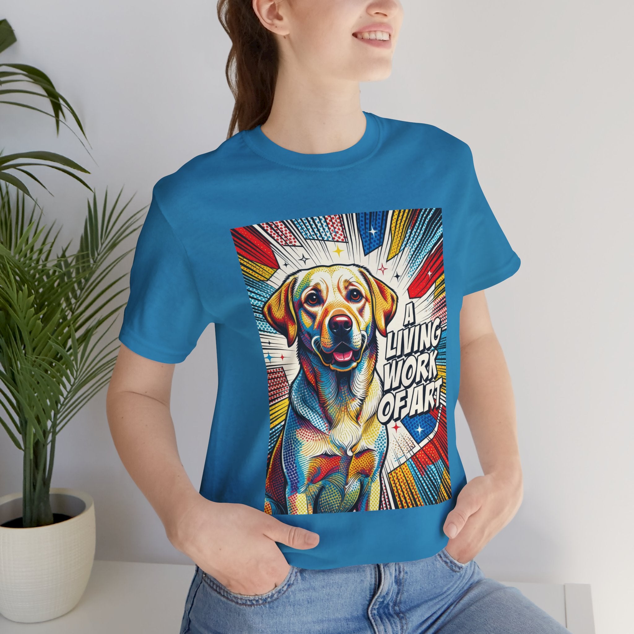 Labrador Retriever T Shirt | A Living Work of Art Collection | Pop Art