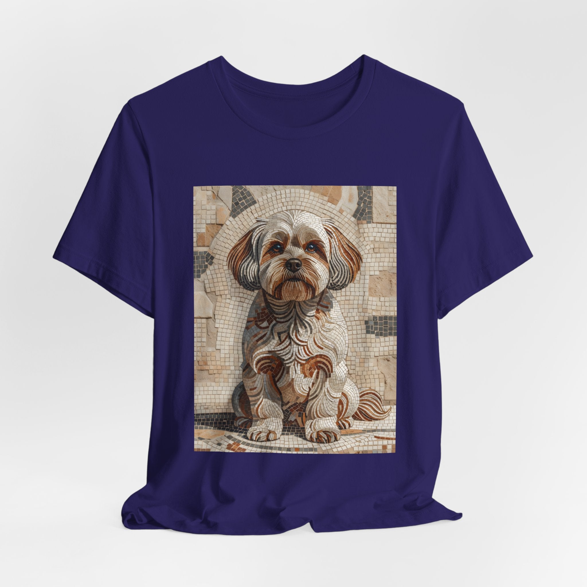 Shih-Poo T Shirt | Living Work of Art Collection | Mosaic Style