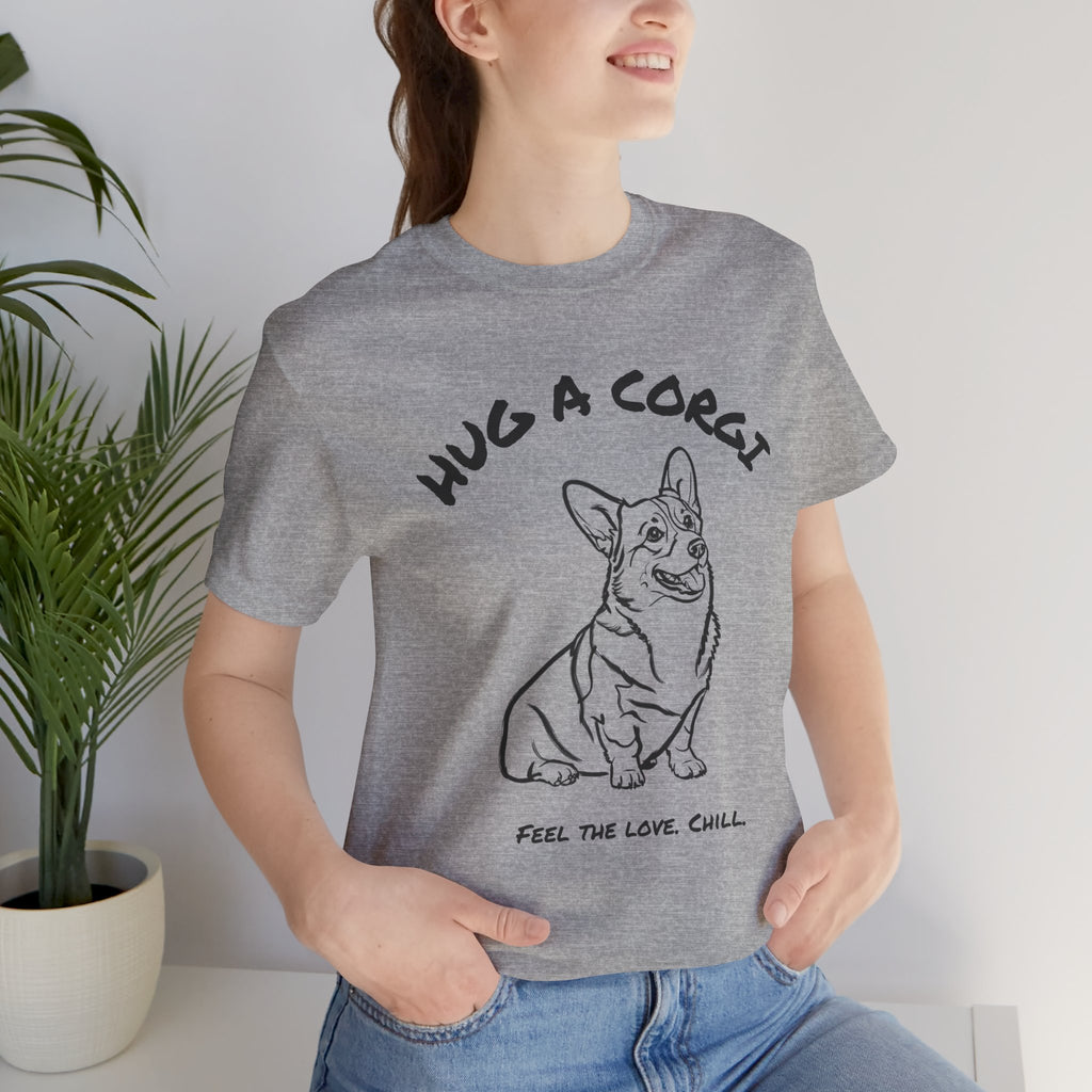 Corgi T Shirt | Hug a Corgi