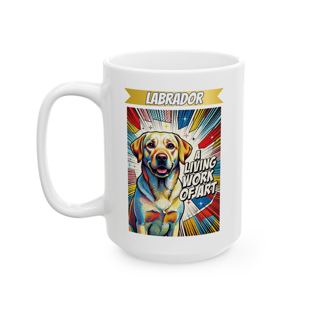 Labrador Retriever Coffee Mug | Living Work of Art Collection | Pop Art