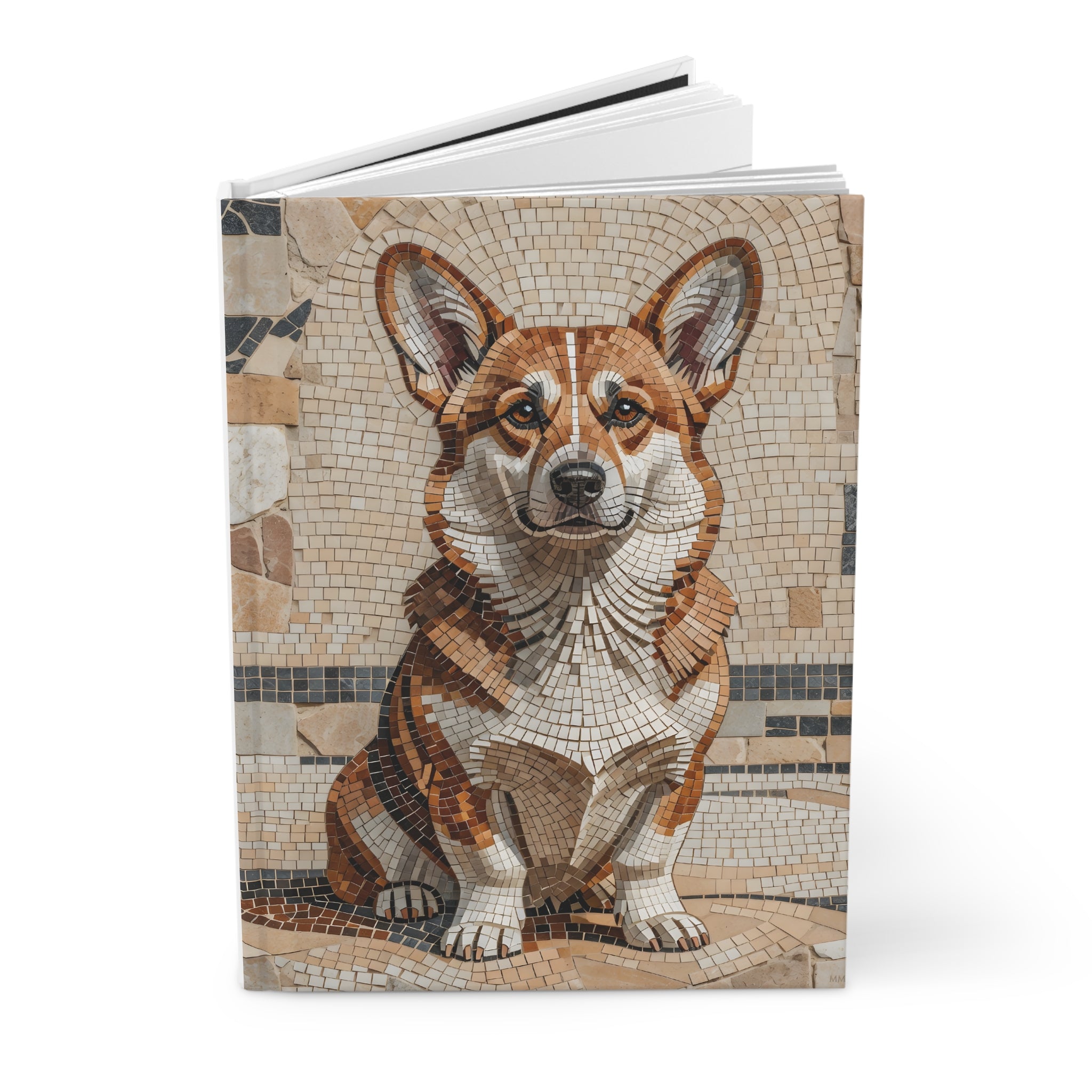 Corgi Notebook | Living Work of Art Collection | Mosaic Style