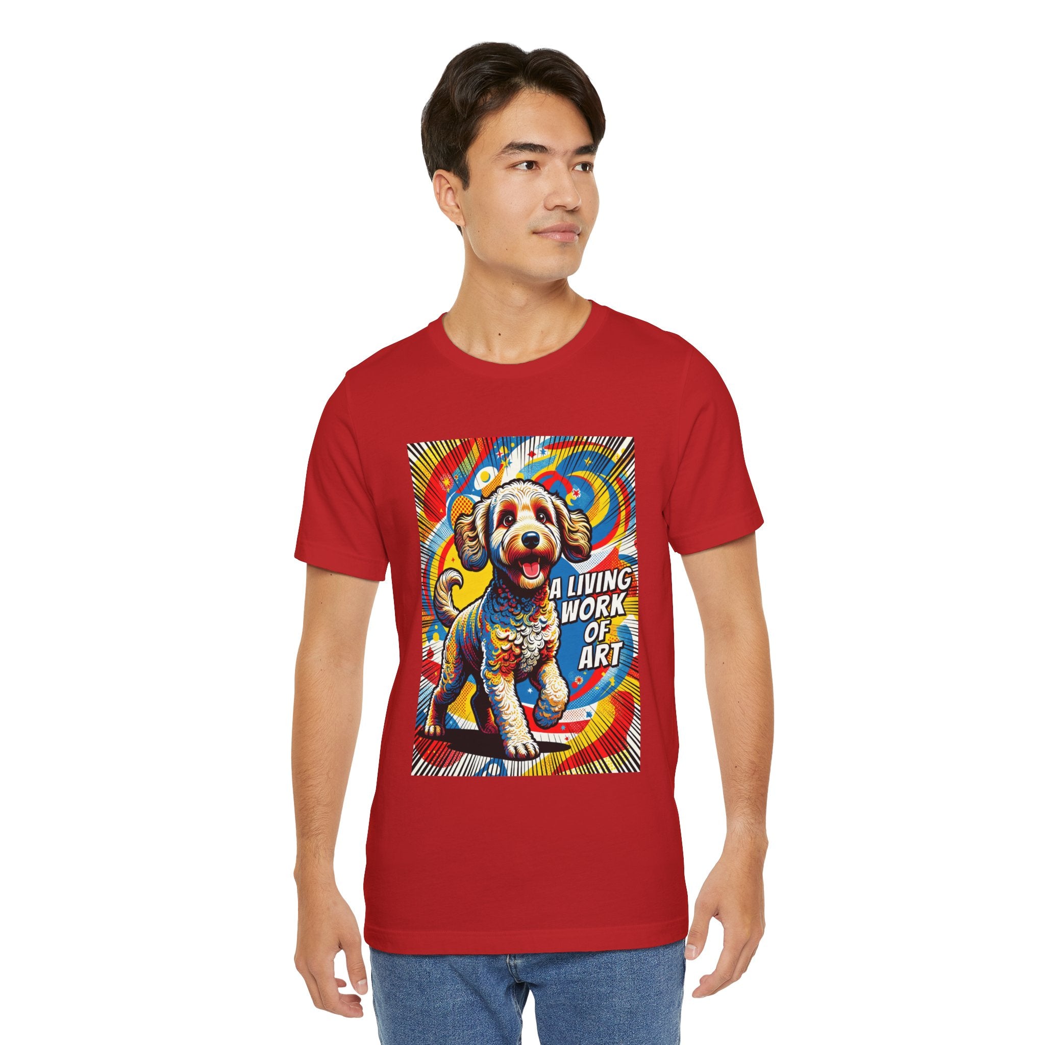 Labradoodle T Shirt | A Living Work of Art Collection | Pop Art