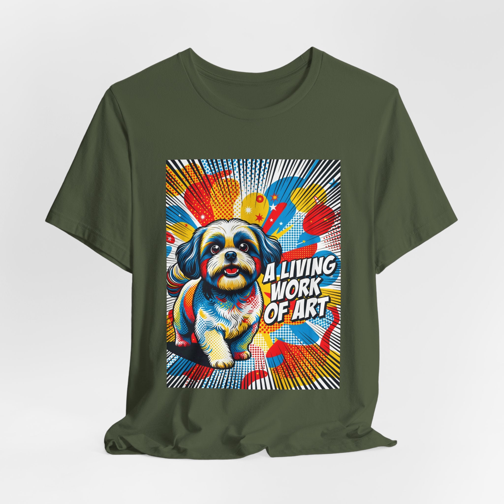 Shih Tzu T Shirt | Living Work of Art Collection | Pop Art