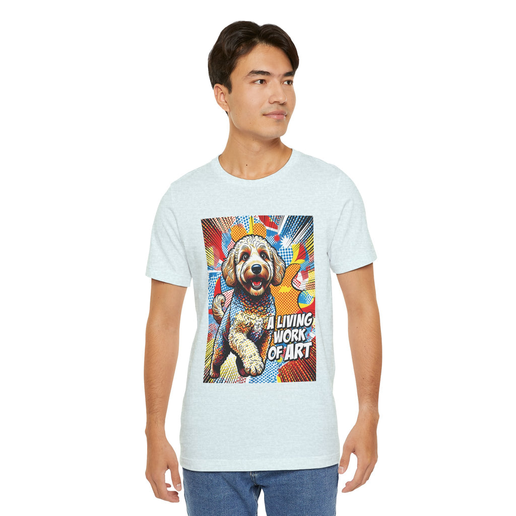 Goldendoodle T Shirt | Living Work of Art Collection | Pop Art