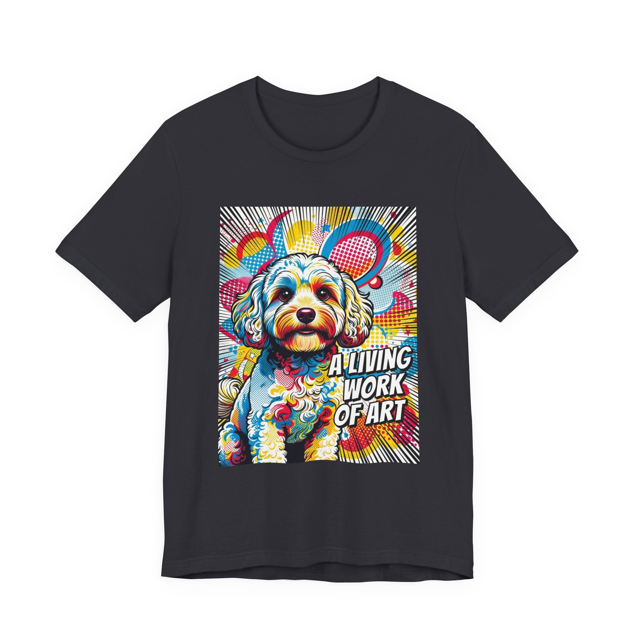 Cavapoo T Shirt | Living Work of Art Collection | Pop Art